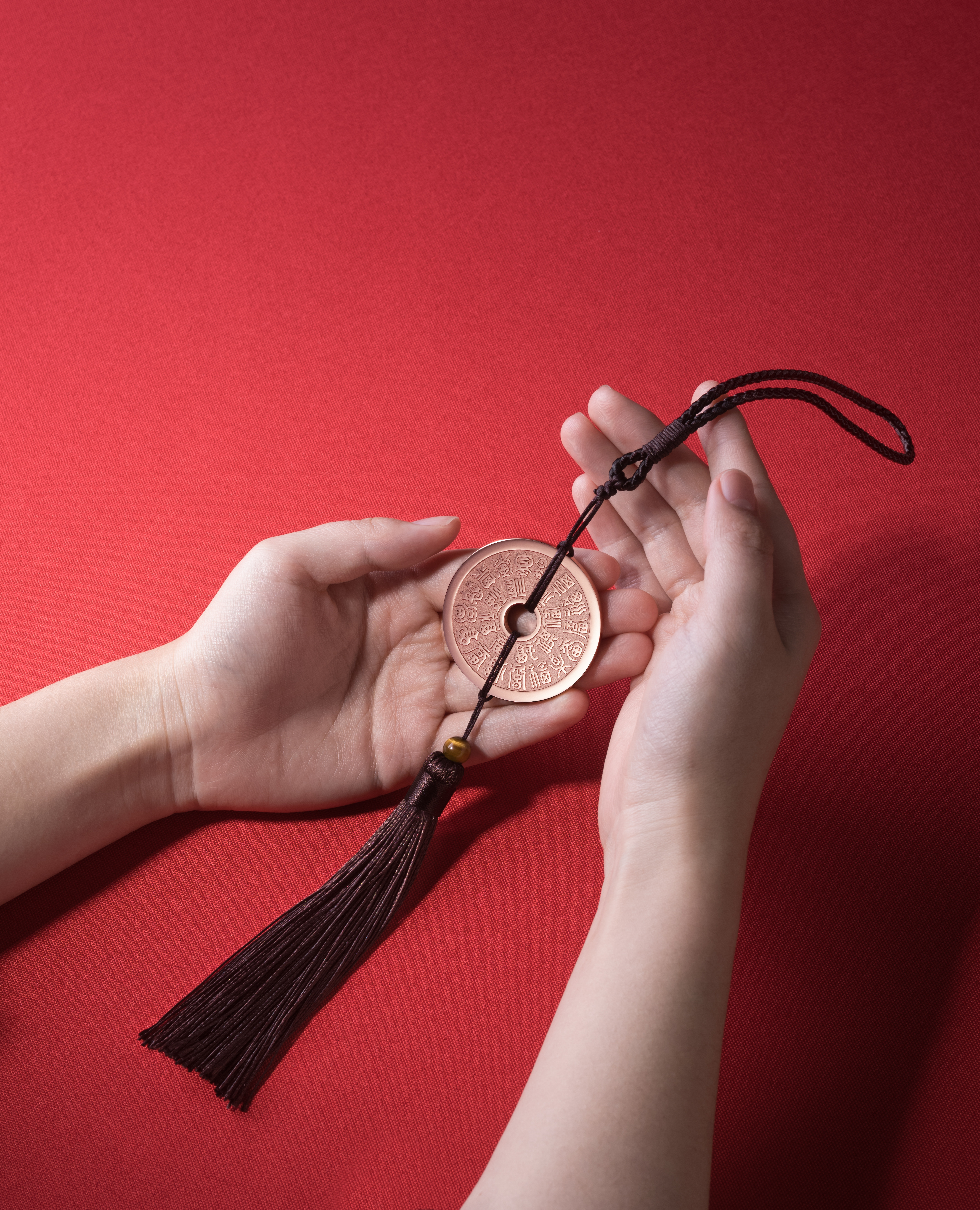 二十四福壽吉語花錢(紫銅版)