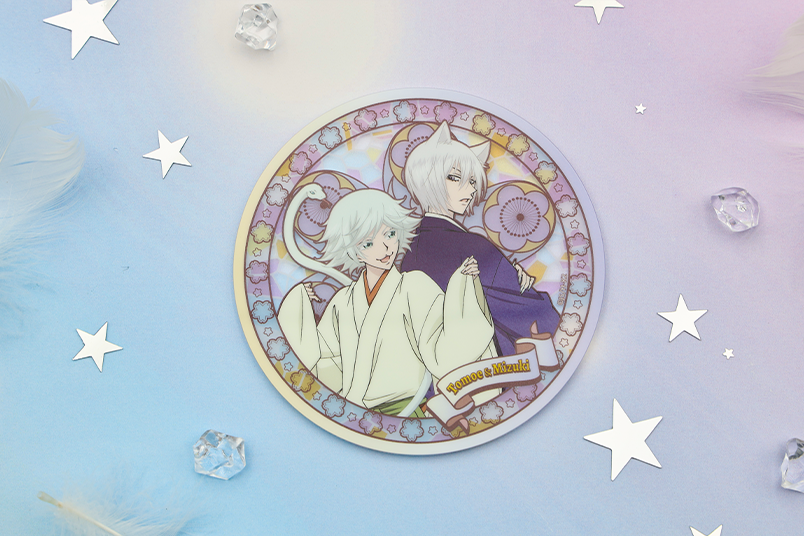 元氣少女緣結神壓克力杯墊-巴衛和瑞希