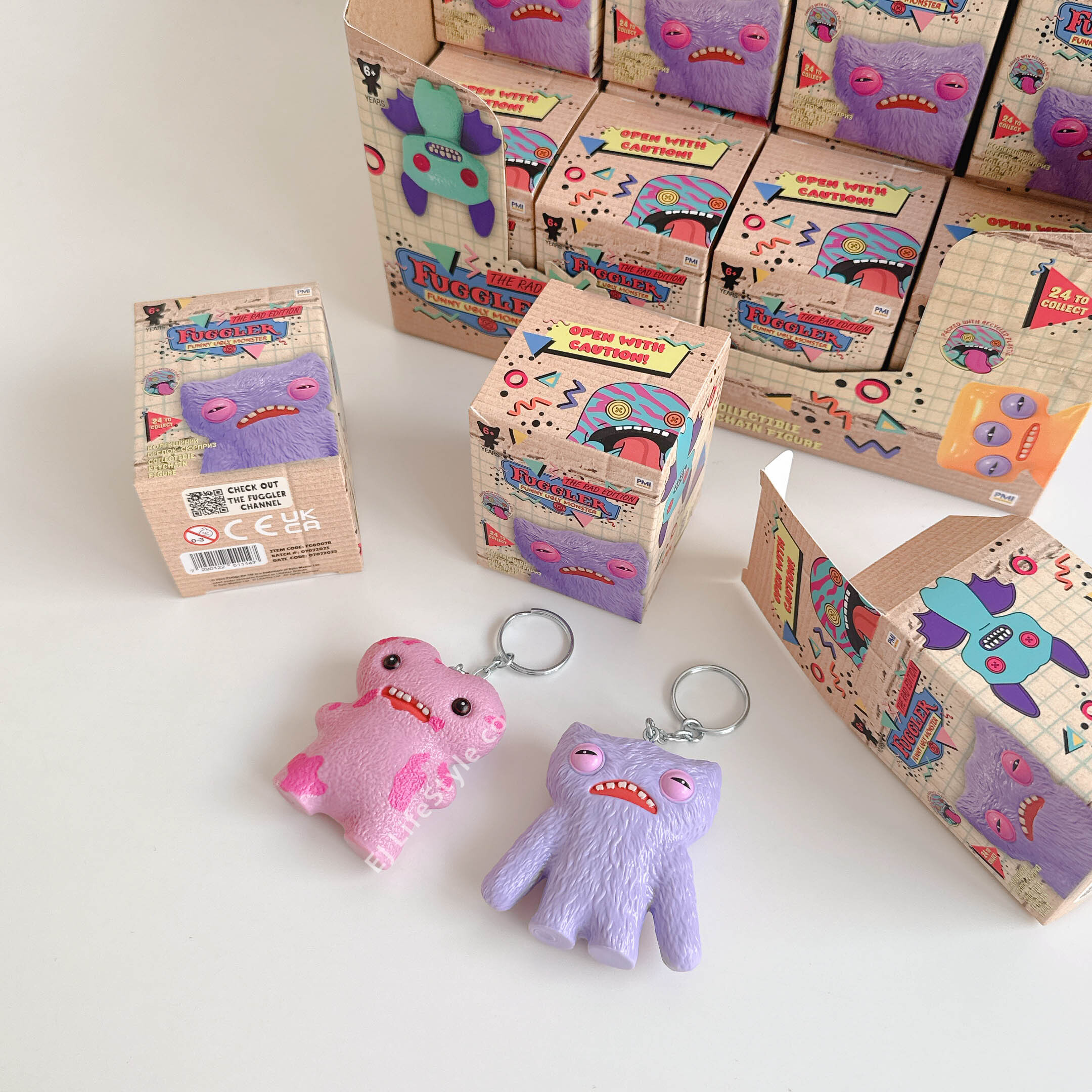 FUGGLER 牙齒怪 放克牙寶 調皮鬼系列2 吊飾 鑰匙圈 公仔 盲盒 24款 / 現貨