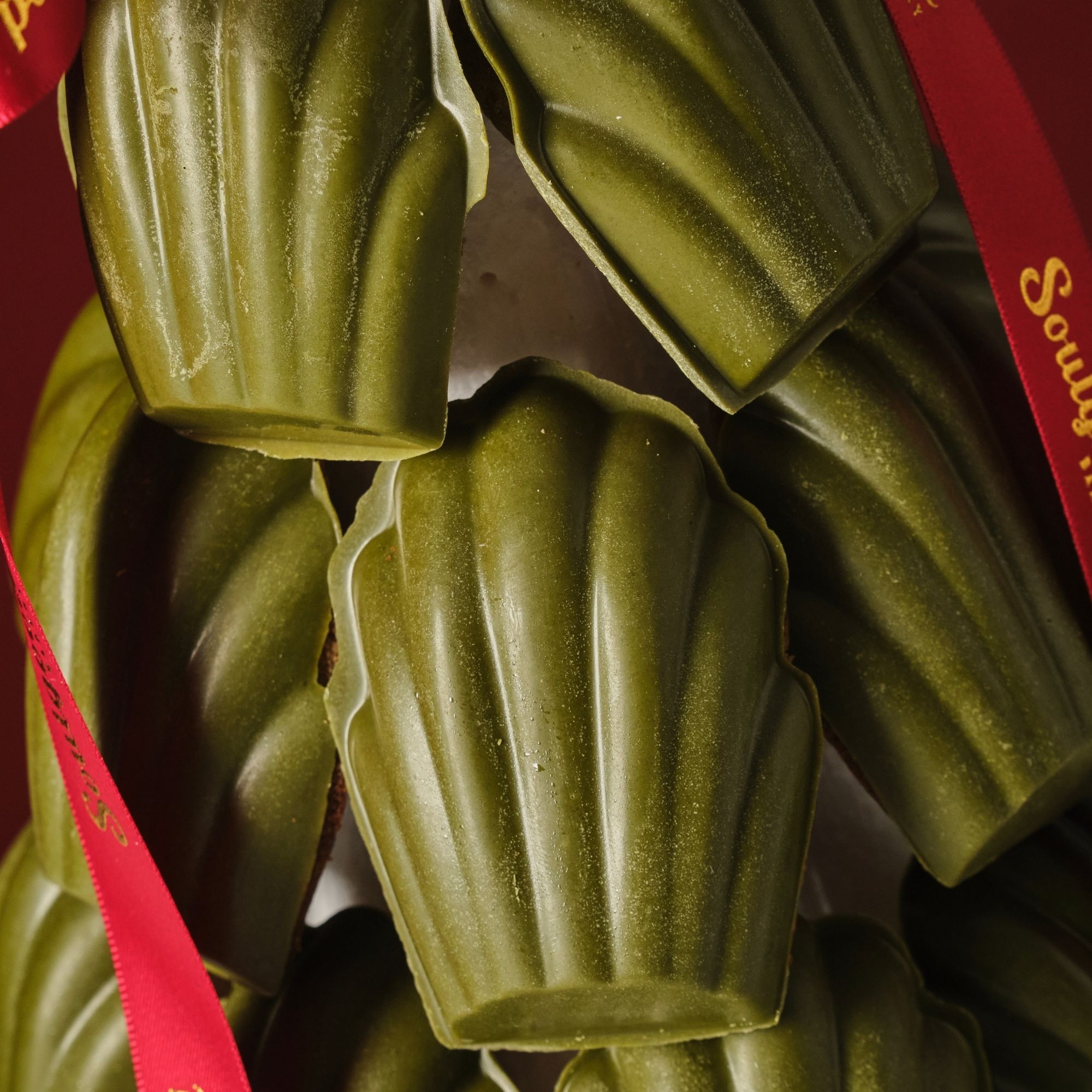 Matcha Madeleine Christmas Tree