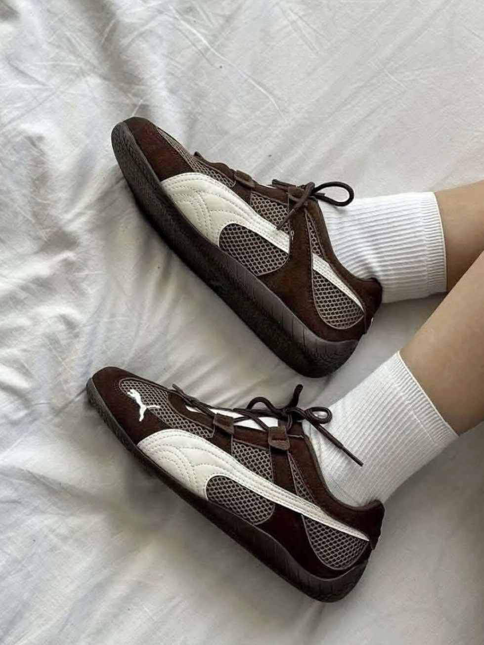 Puma Speedcat Go 芭蕾鞋 賽車鞋 棕色 女款 403589-08