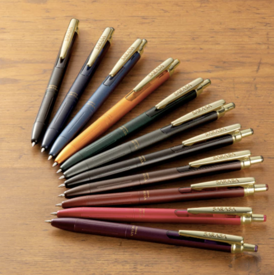 ZEBRA｜SARASA GRAND 復古色金屬桿