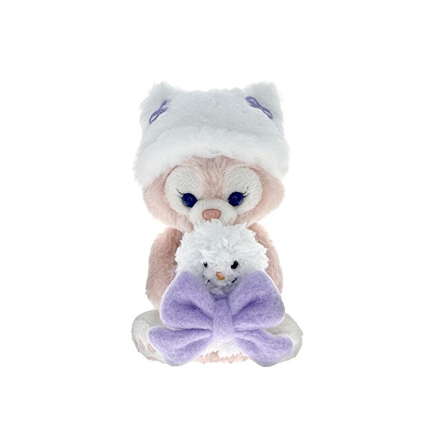 冬日暖洋洋 達菲 Duffy 與好友 玲娜貝兒 LinaBell 絨毛 鑰匙圈 吊飾 -香港迪士尼樂園