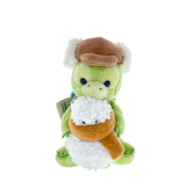 冬日暖洋洋 達菲 Duffy 與好友 奧樂米拉 海龜 OluMel 絨毛 鑰匙圈 吊飾 -香港迪士尼樂園