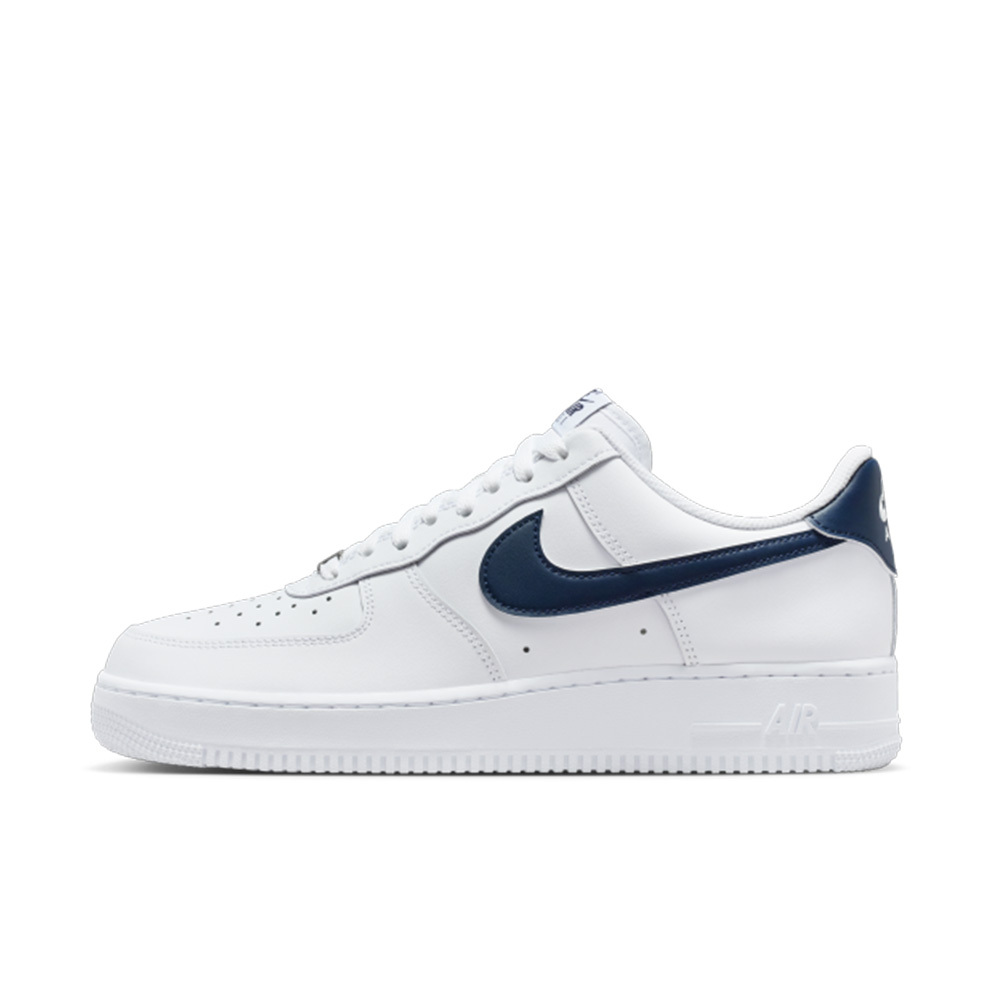 Nike Air Force 1'07 AF1 深藍勾白鞋 FJ4146-119