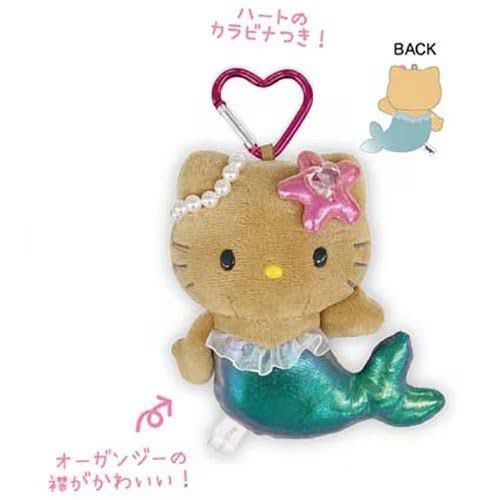 【預購】JN1114101 Hello Kitty幻彩小麥色皮膚美人魚匙扣