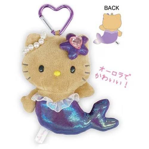 【預購】JN1114101 Hello Kitty幻彩小麥色皮膚美人魚匙扣