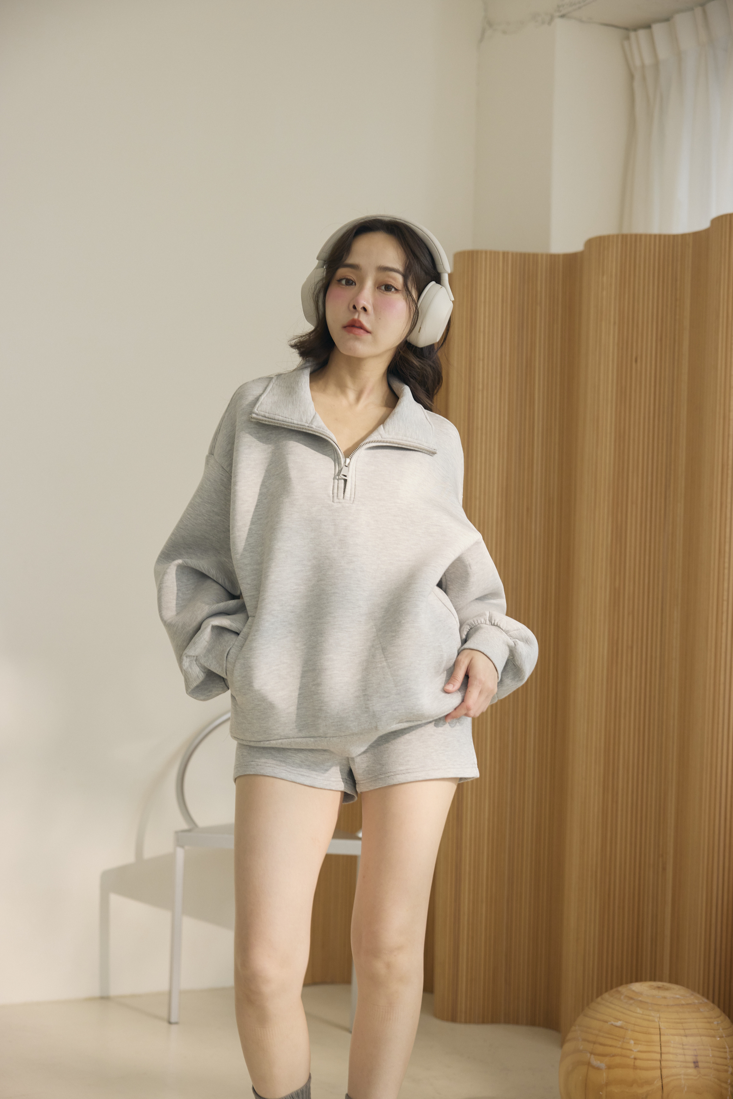 Black Label-漂浮太空棉套裝-短褲