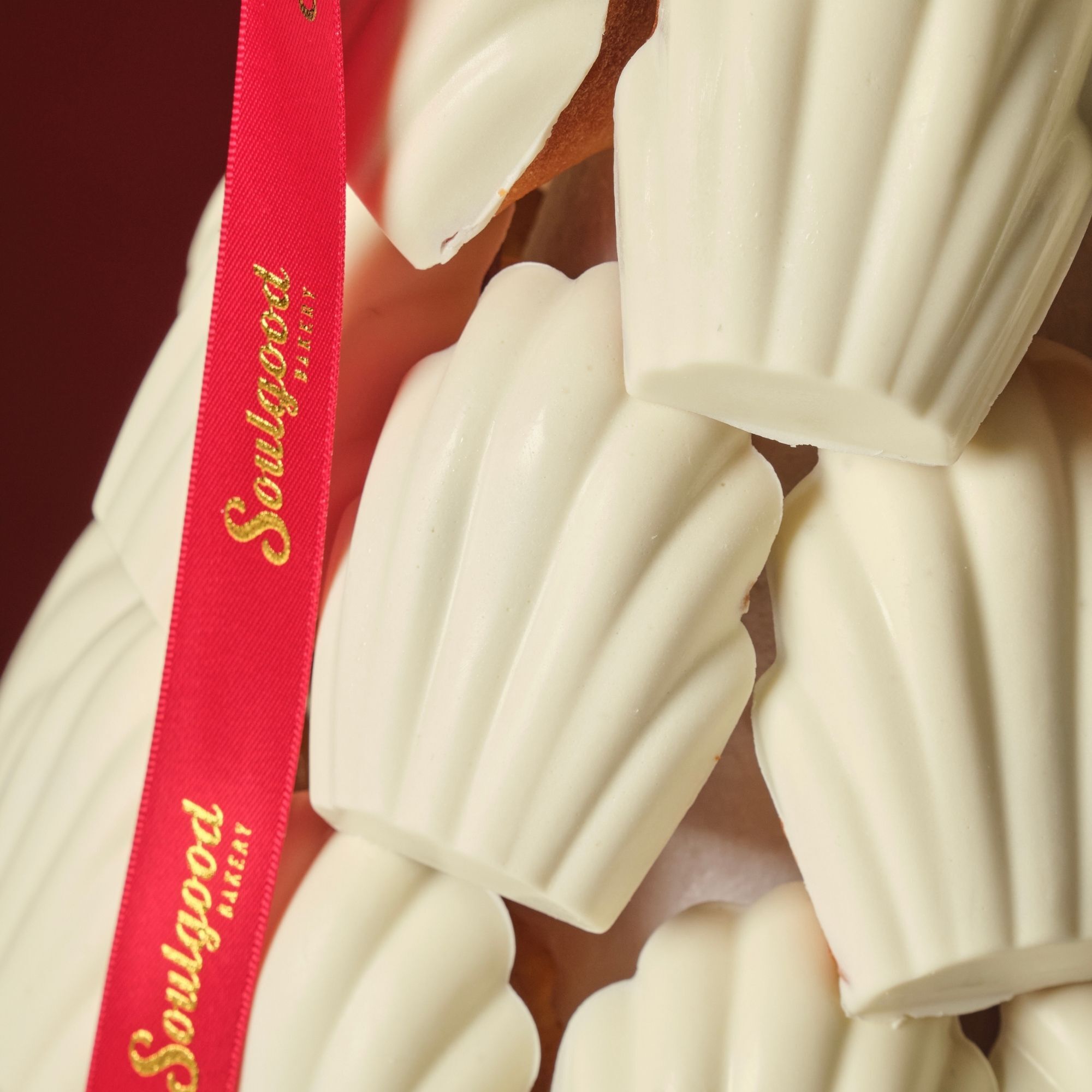 White Chocolate Madeleine Christmas Tree