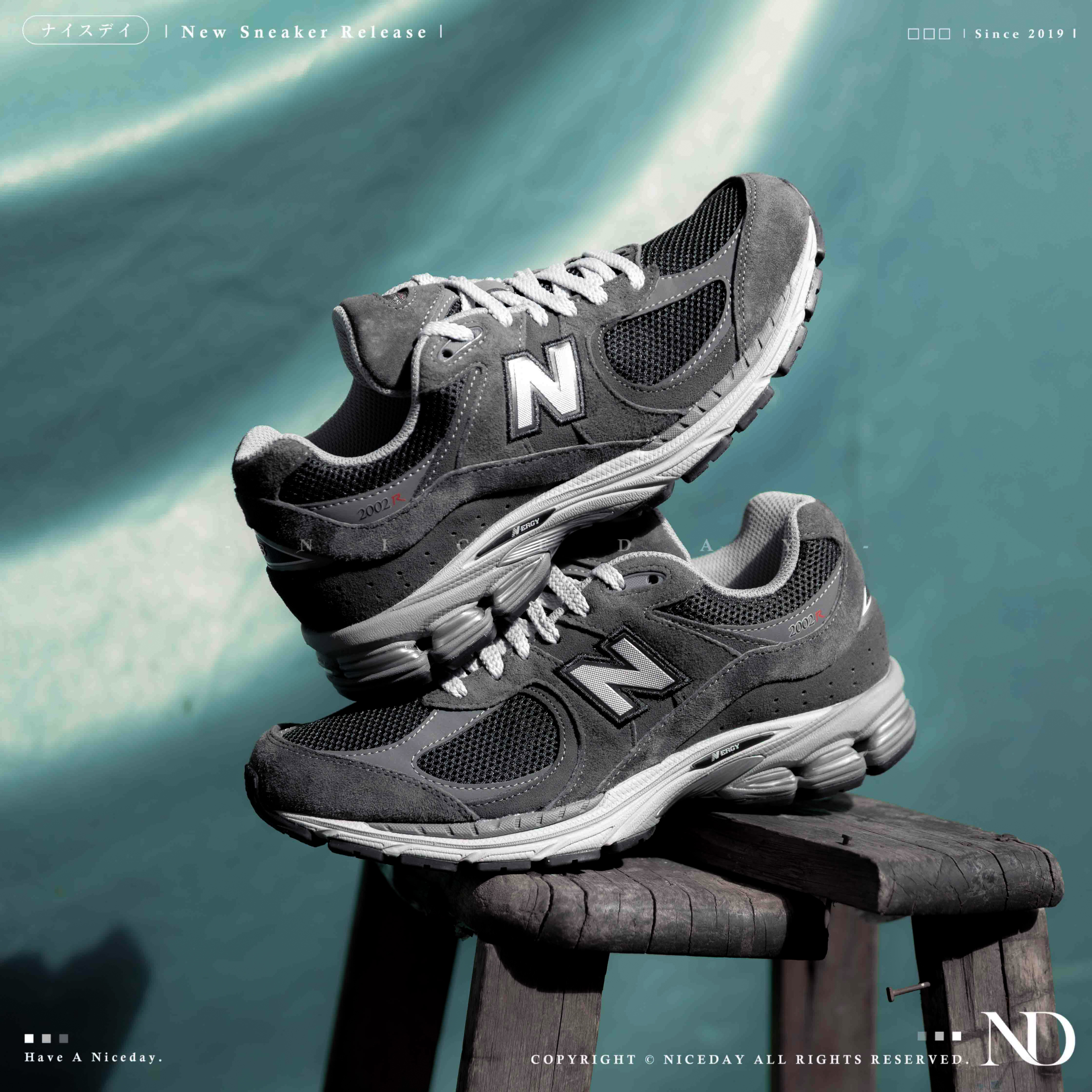 NICEDAY 現貨 New Balance 2002R 鐵灰 深灰 灰 中性灰 灰 復古 舒適 U2002RA