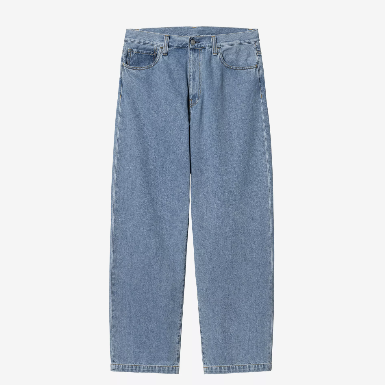 -(B5c01)-CARHARTT WIP LANDON PANT BLUE HEAVY STONE WASH 蘭登褲 淺色水洗藍 -I030468-0160