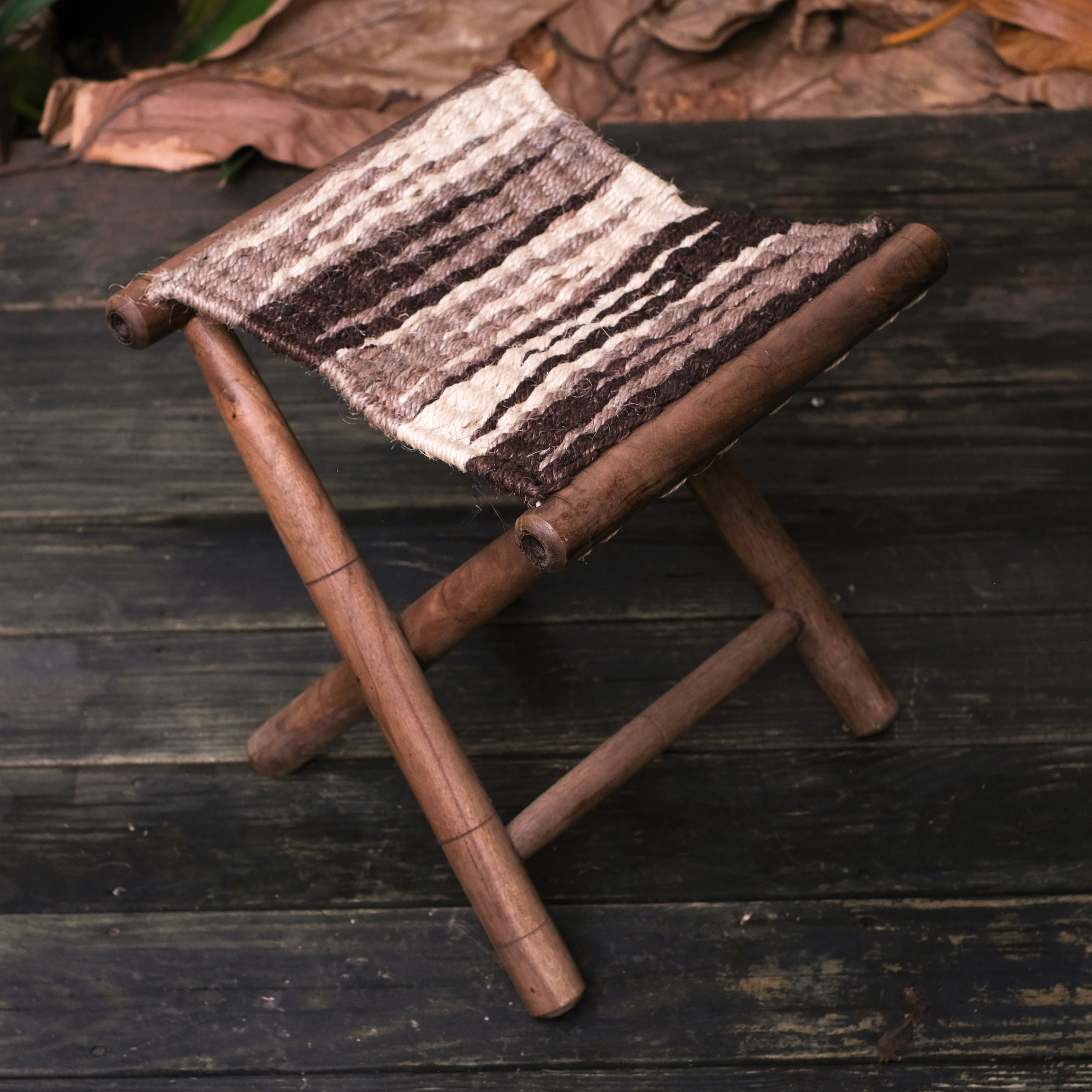 菲克編織椅｜J. 灰階｜哥倫比亞