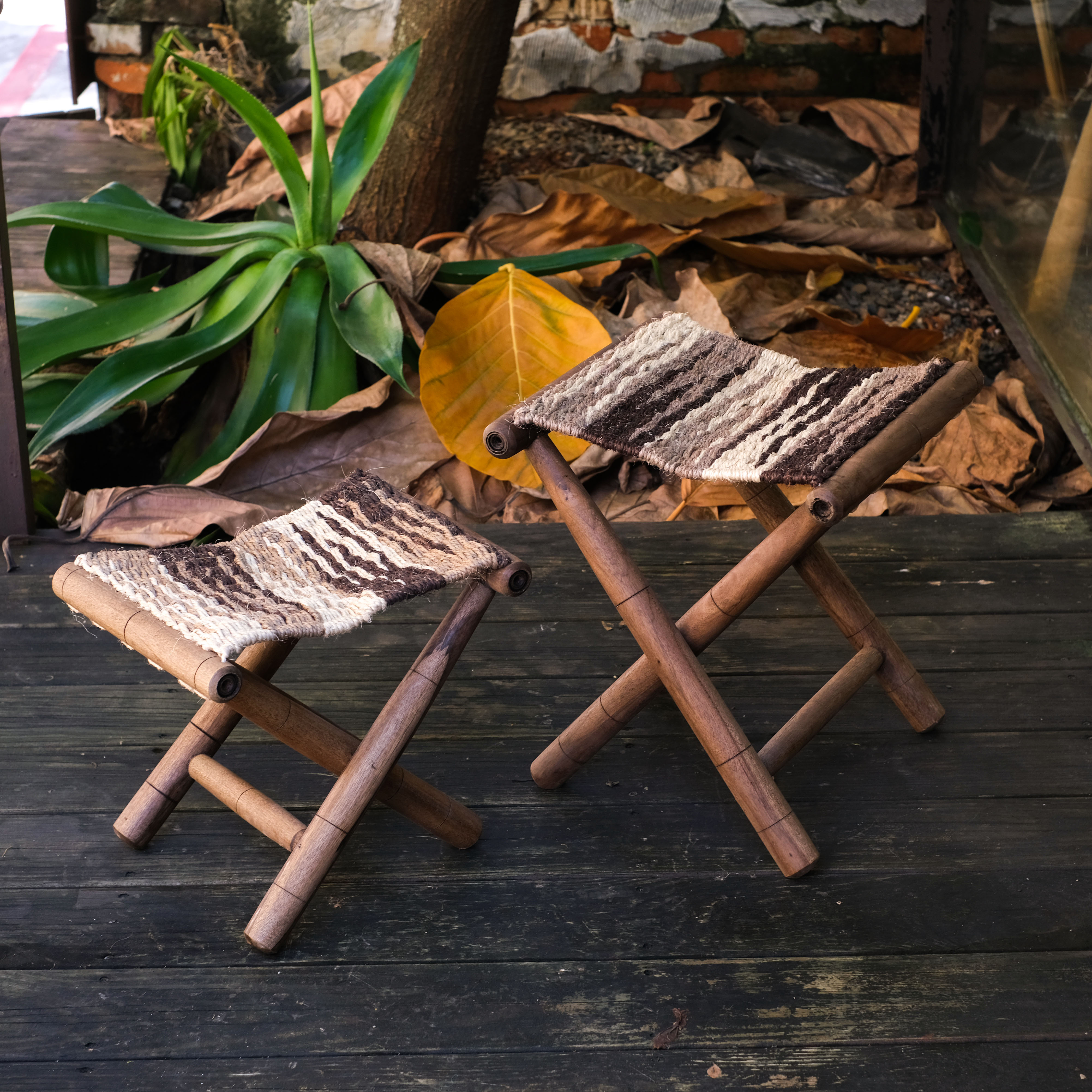 菲克編織椅｜J. 灰階｜哥倫比亞