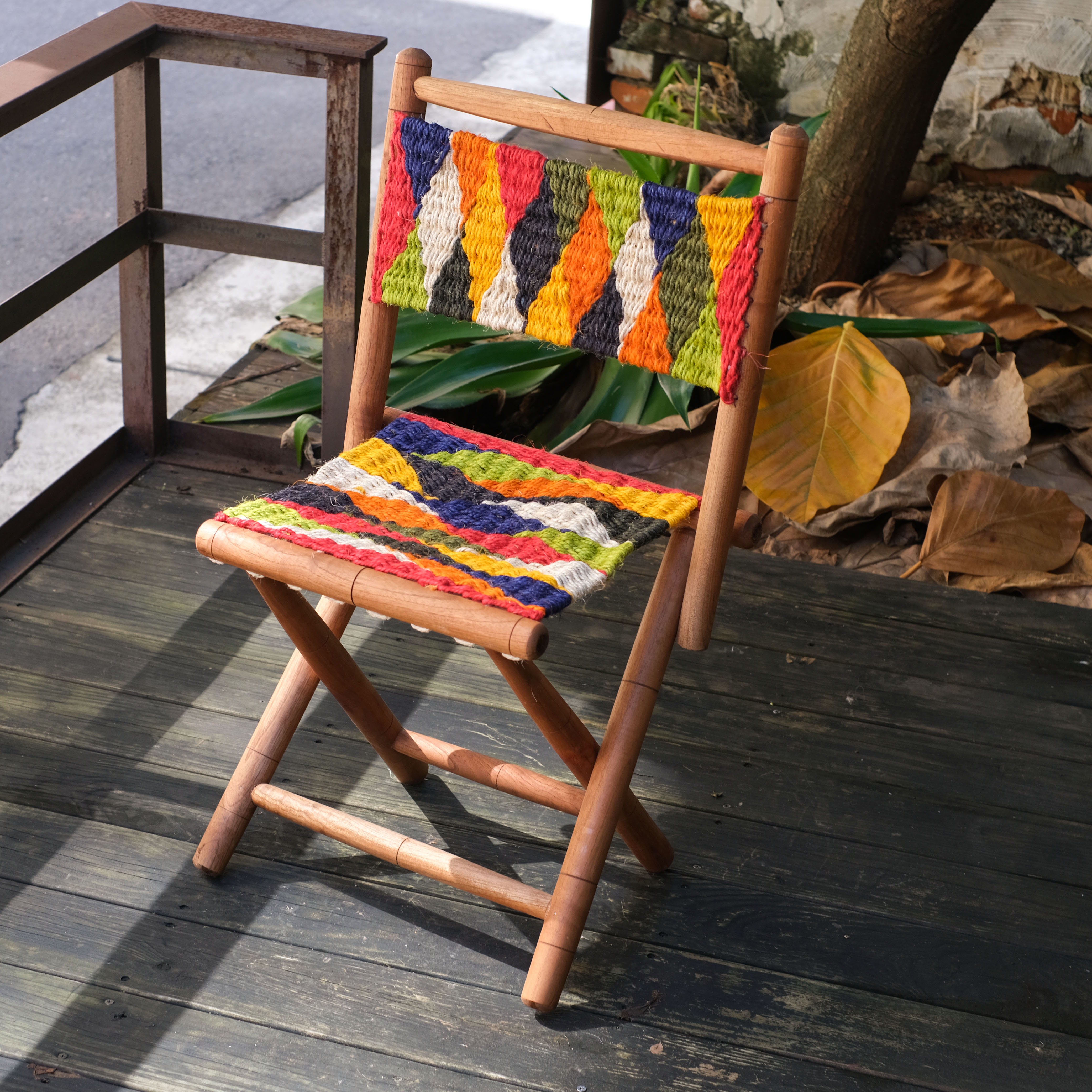 菲克編織椅｜靠背單人椅｜哥倫比亞