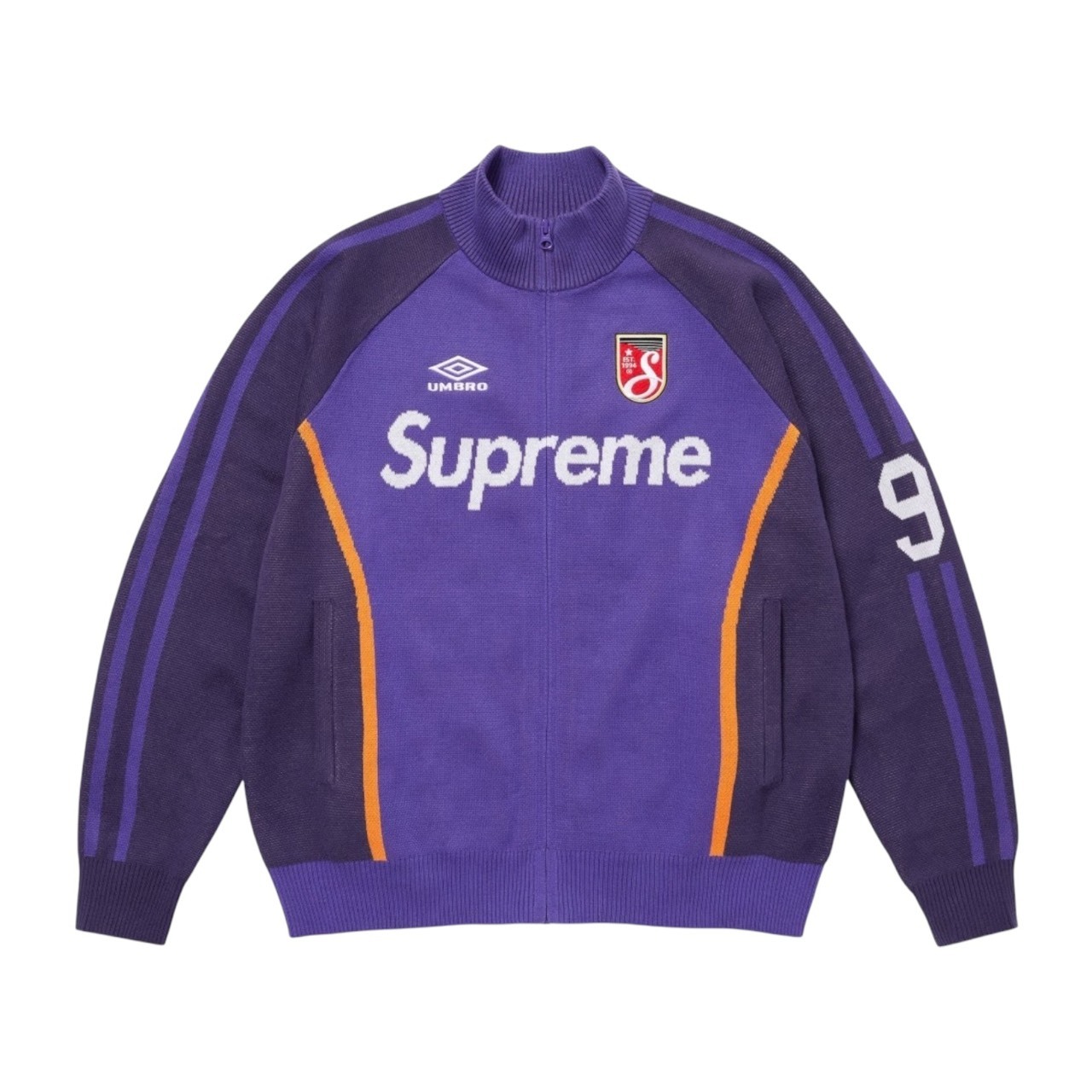 SUPREME  25SS UMBRO ZIP UP SWEATER