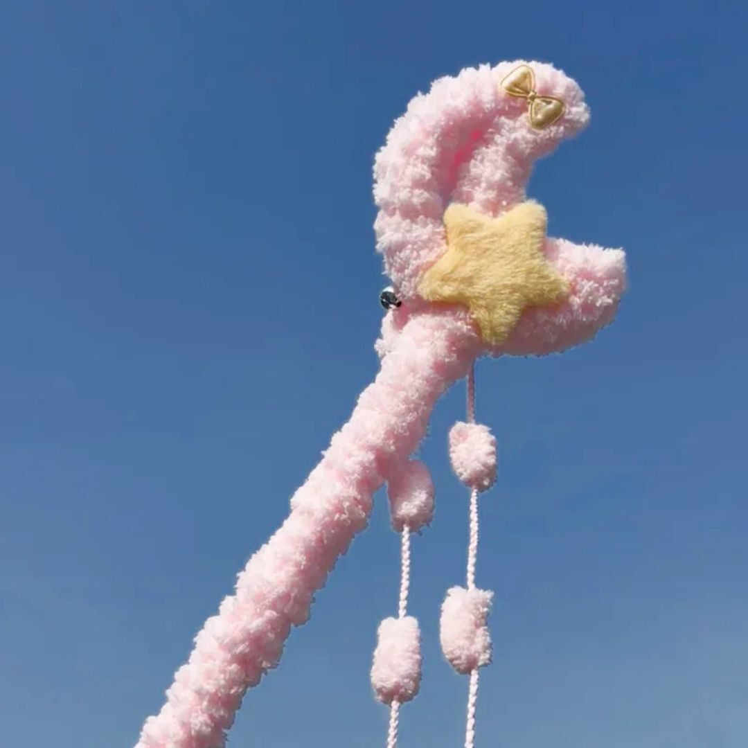 Studio H 魔法少女｜毛毛觸感逗貓棒 毛球款