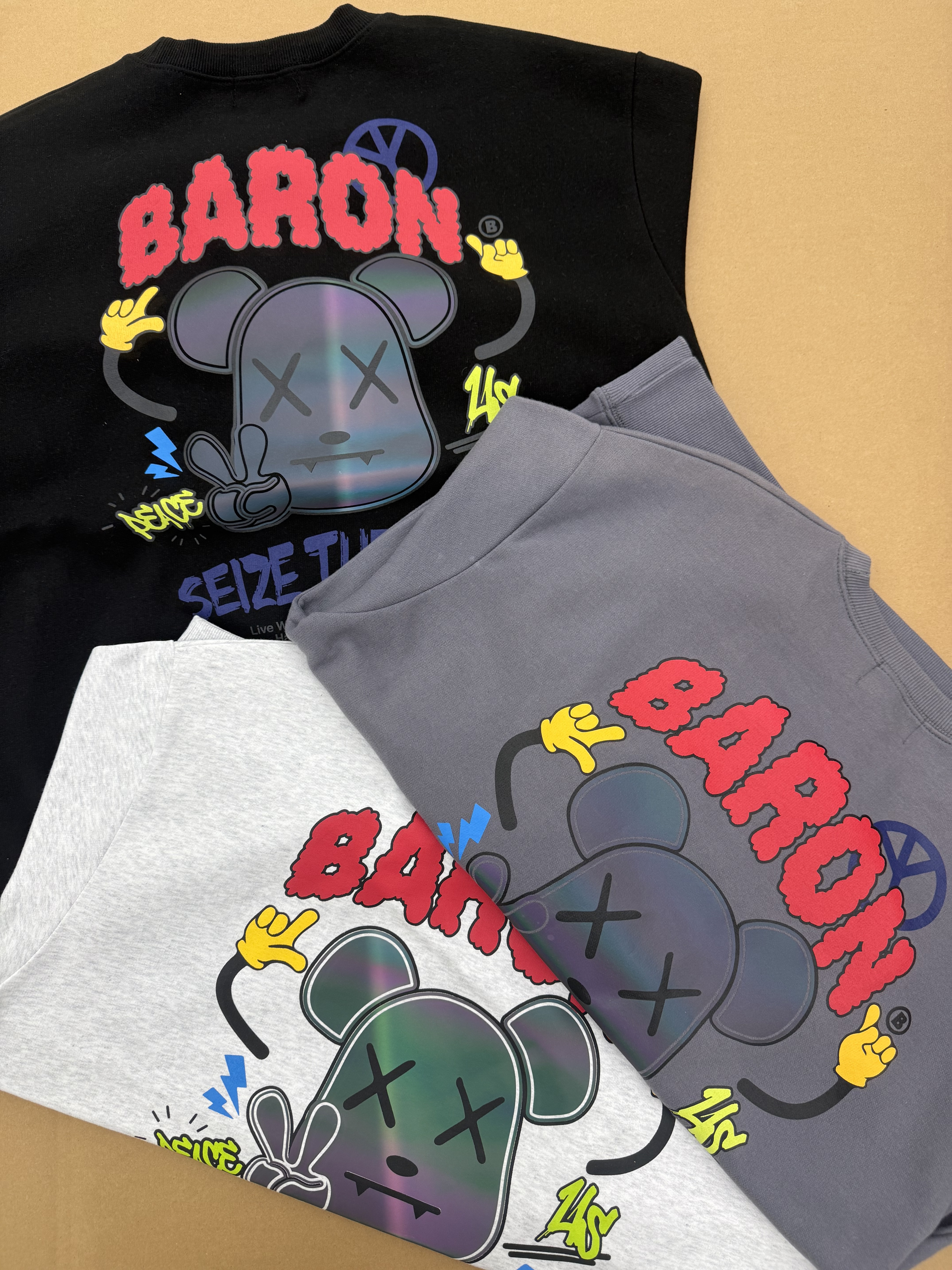 🇰🇷 韓國 BARON 幻彩熊仔衞衣（K11 BA697）