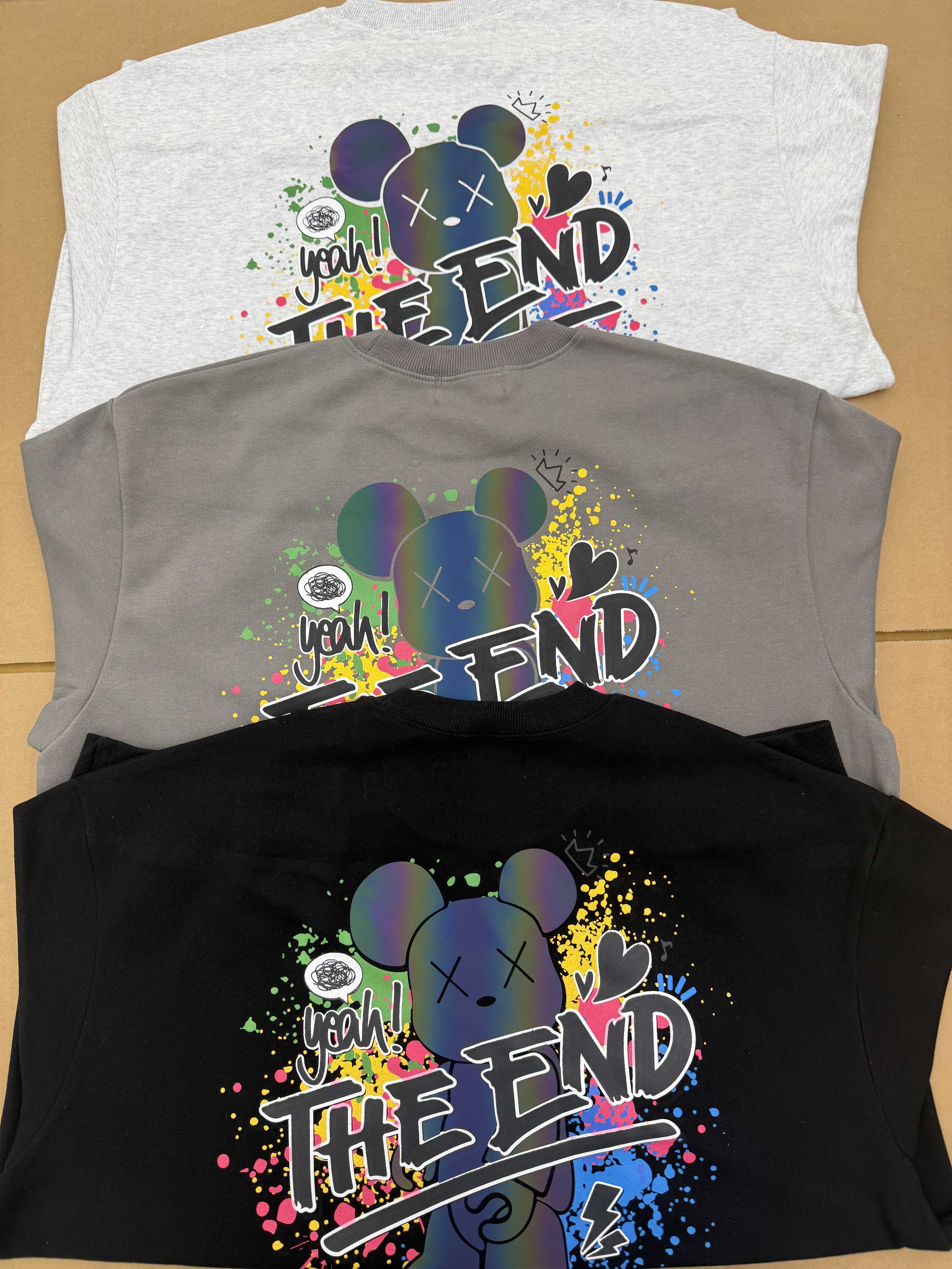 🇰🇷 韓國 BARON 潑墨幻彩熊仔衞衣（K11 BA700）