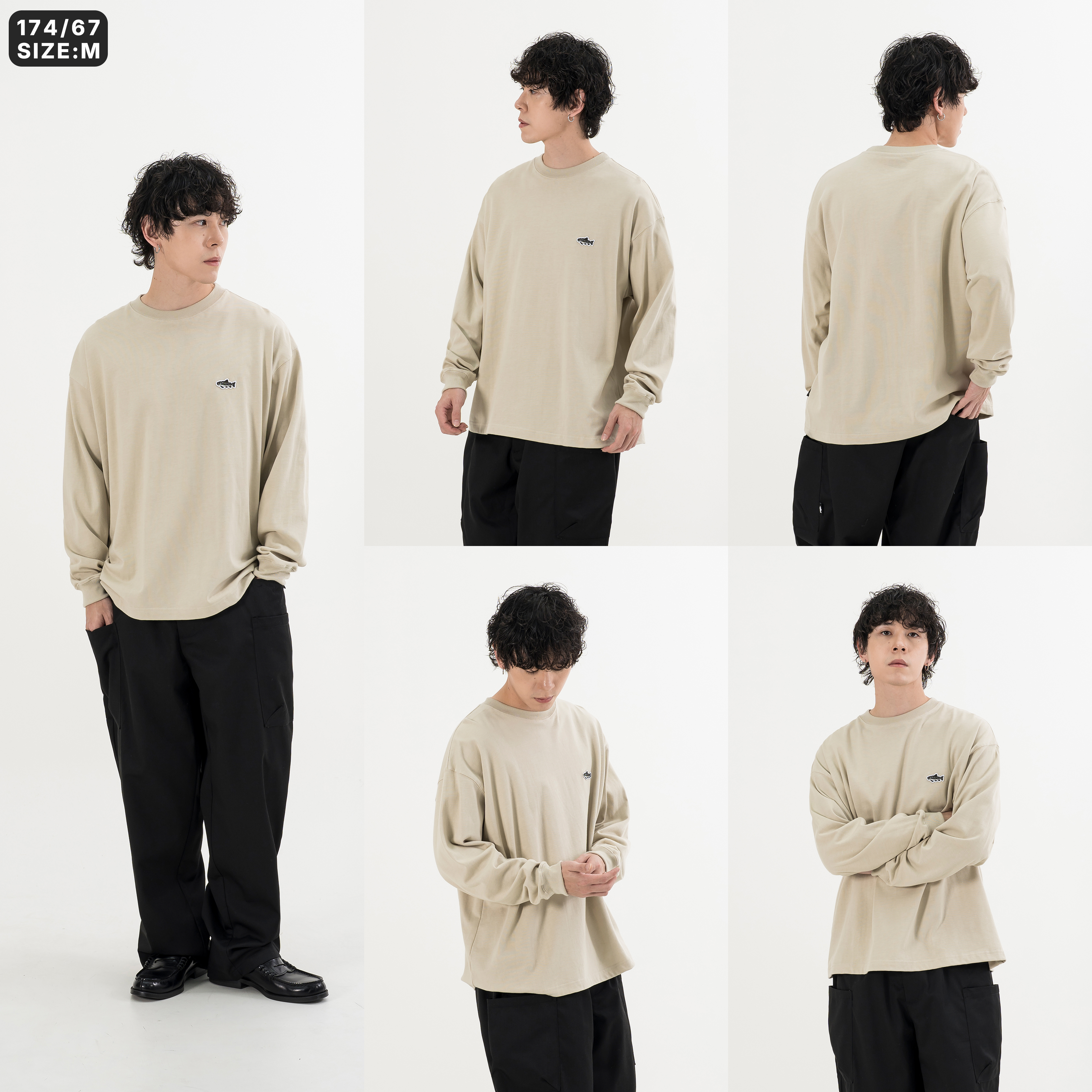 AGILITY Embroidery Logo Heavy LS Tee 刺繡小鮭魚長袖Tee [RS8-L