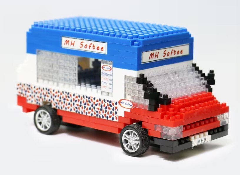 M.H.BLOCKS hong kong softee van puzzle