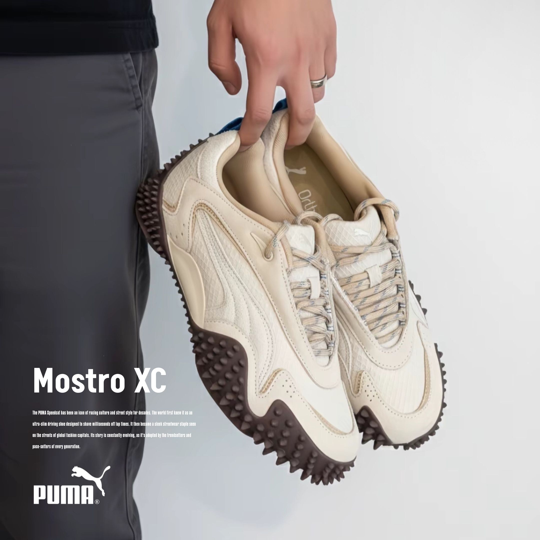 NICEDAY 代購 PUMA Mostro XC 米白 復古 賽車鞋 男女鞋 402958-01