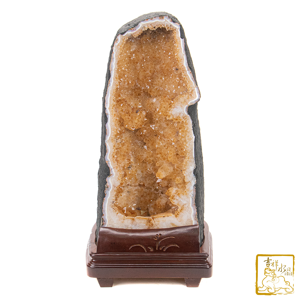 巴西黃水晶洞 11.7kg 聚財氣