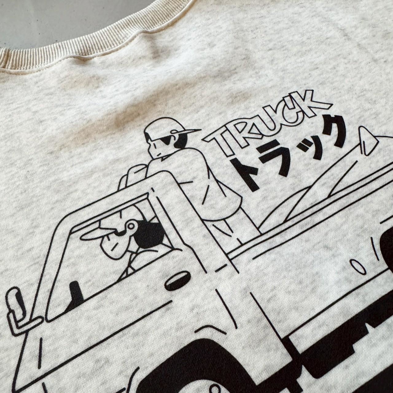 日本皮卡印花大學T 81121