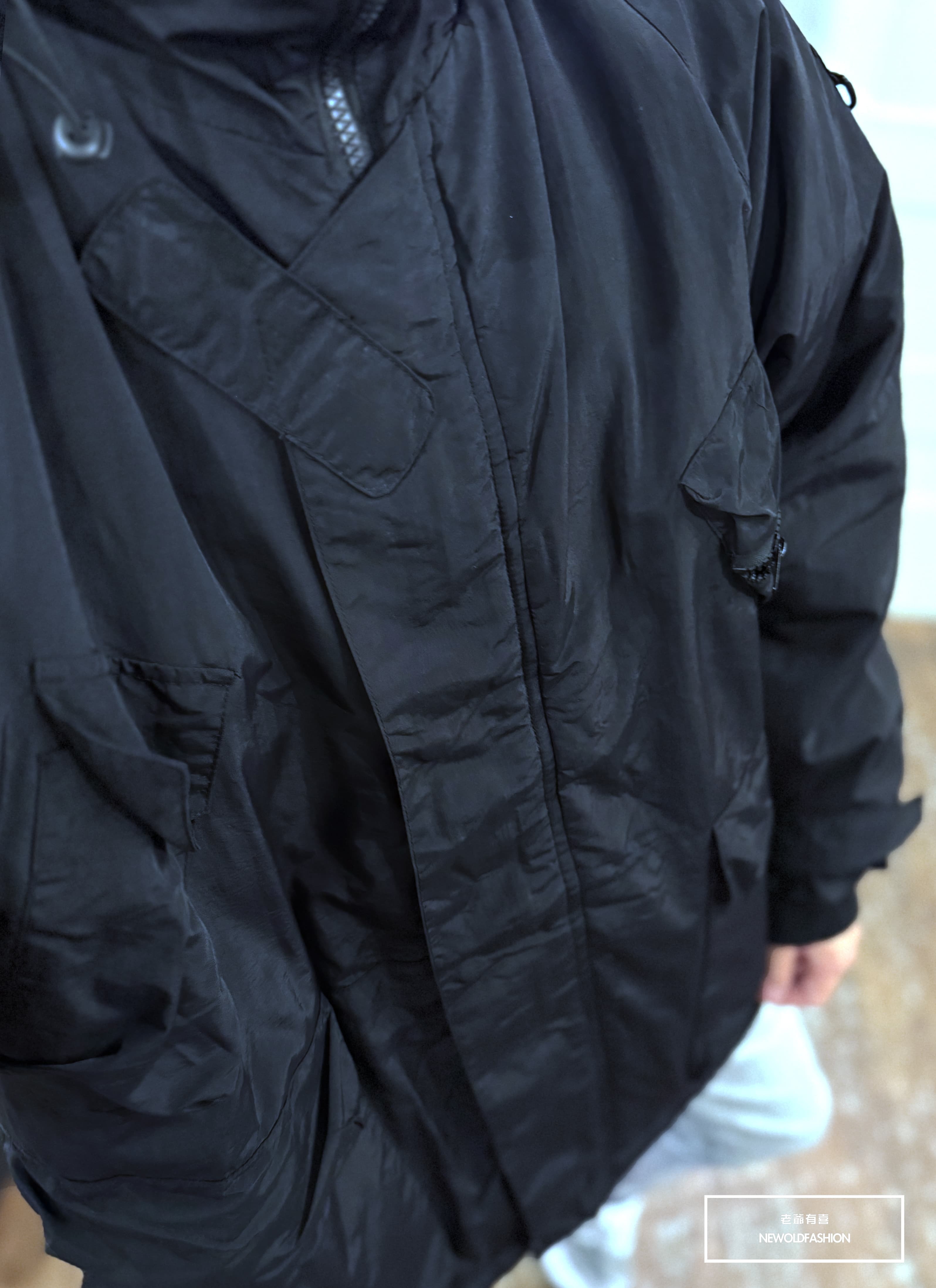 『新品上市』重磅戰術多口袋鋪棉外套(NOF2510117)-黑