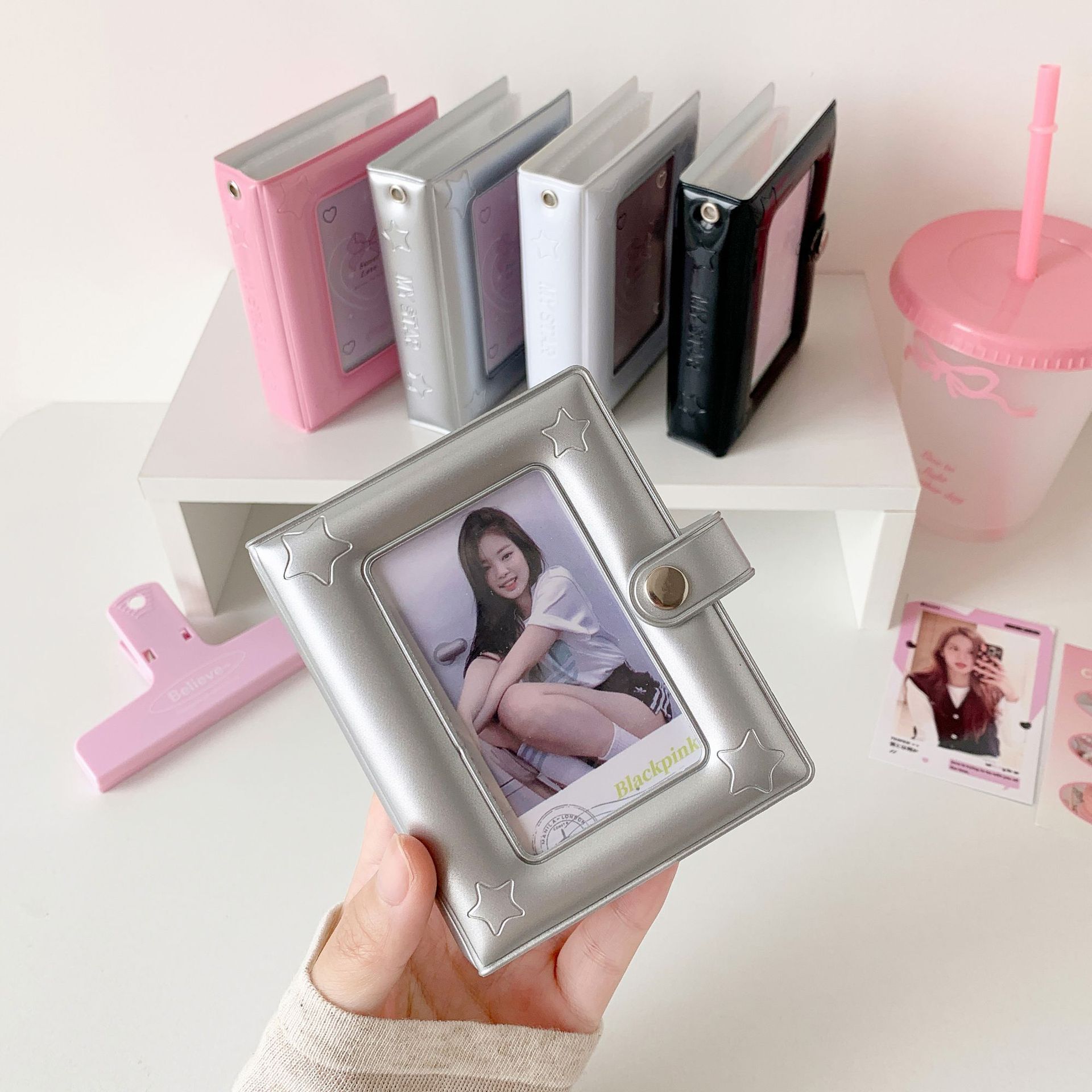INS Minimalist High-Style Single-Grid 3-Inch Polaroid Card Album