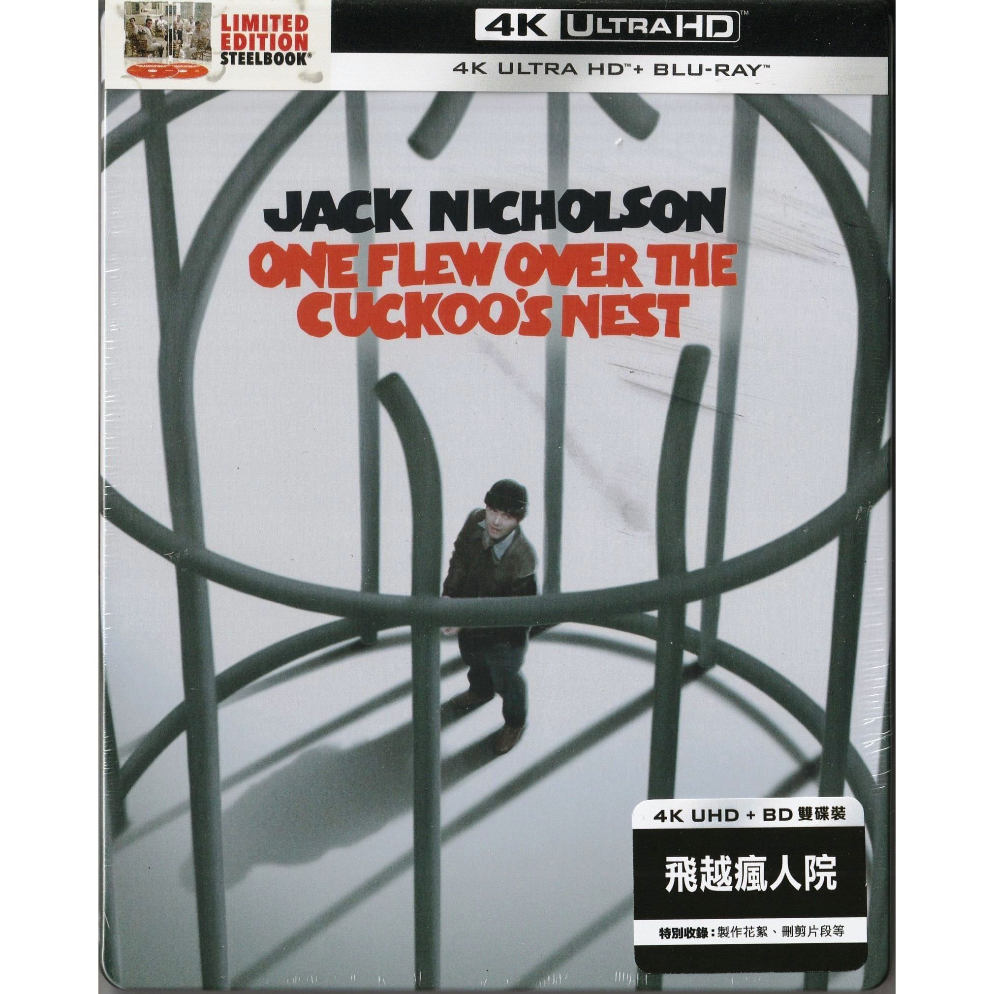飛越瘋人院 (1975) (鐵盒裝) (4K Ultra HD + Blu-ray)