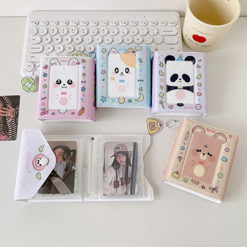 Cartoon Animal Envelope Single-Grid 3-Inch Polaroid Card Album