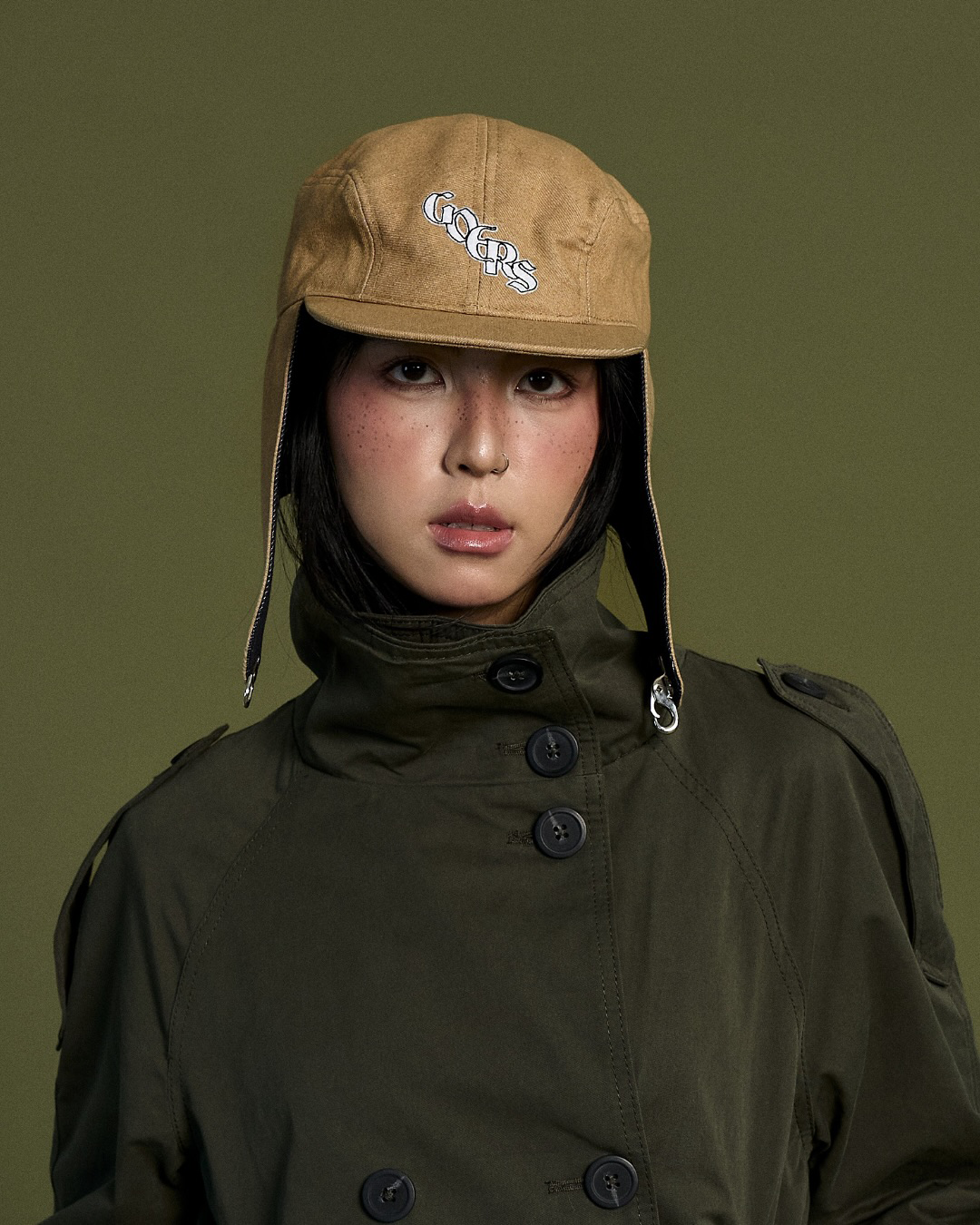 Goers Bennett Denim with Fireman Clasp (Earmuff Hat) Be