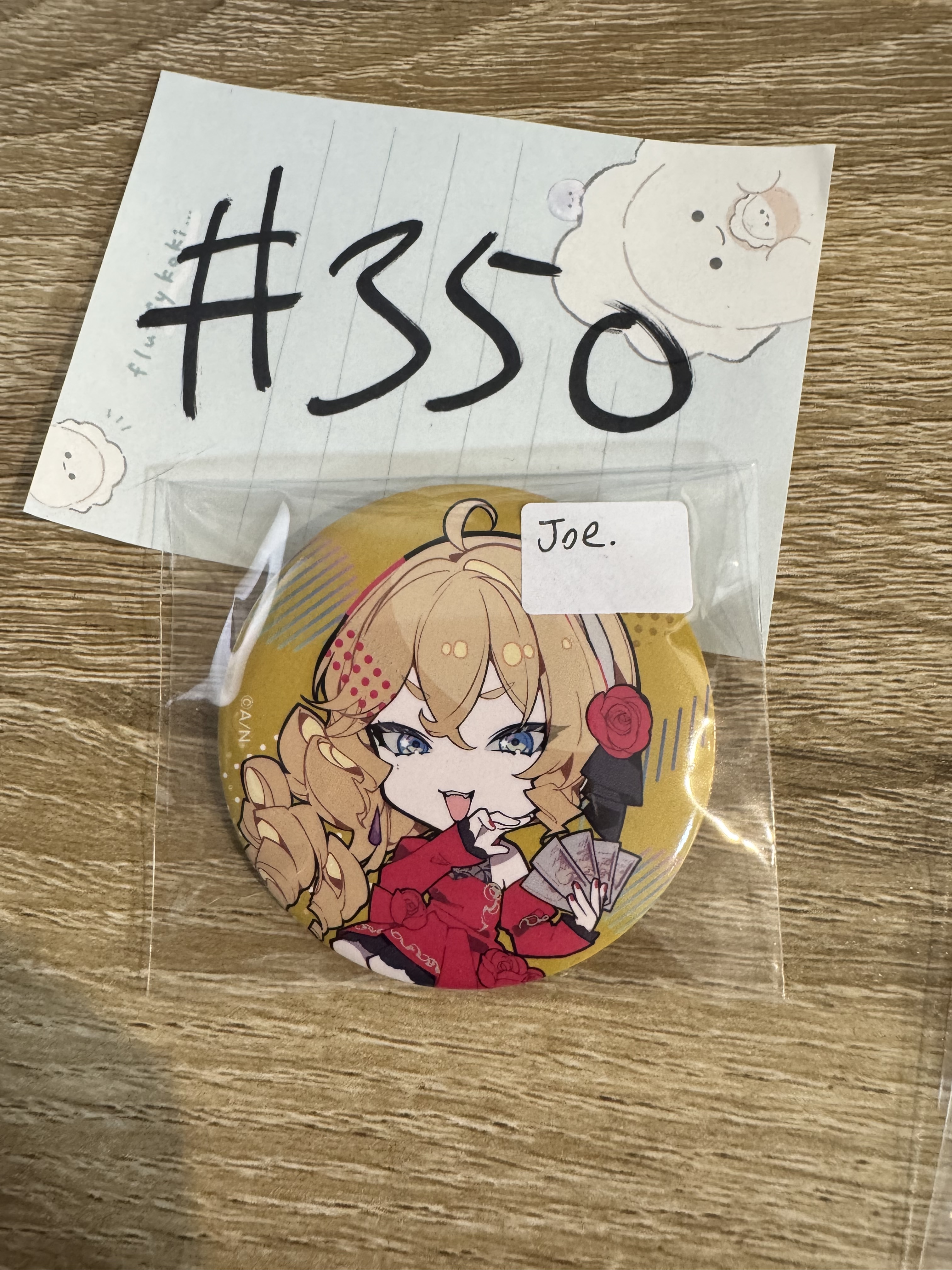 彩虹社  JOE  襟章#350