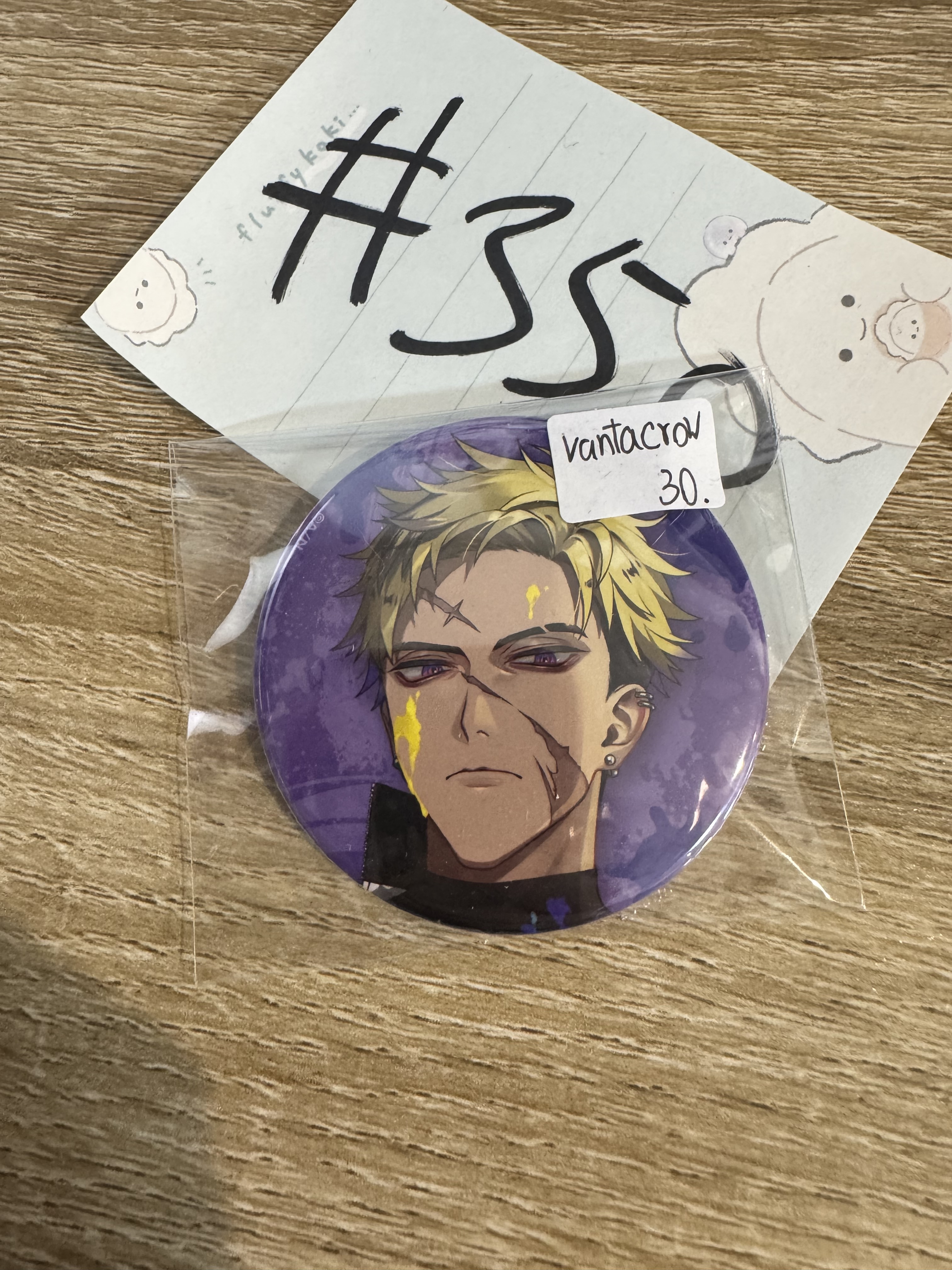 彩虹社 VANTACROW   襟章#350