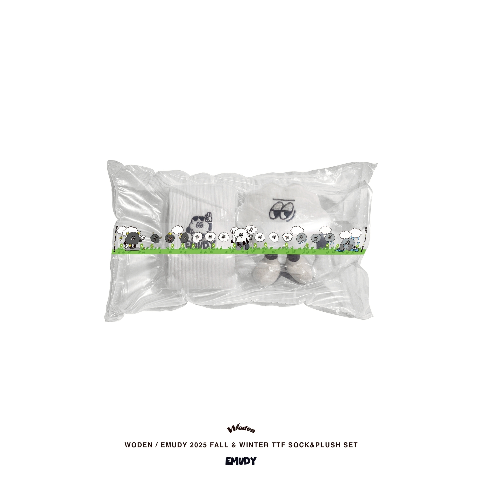 WODEN / EMUDY/ Faam 2025 Fall & Winter 015 TTF SOCK & PLUSH SET