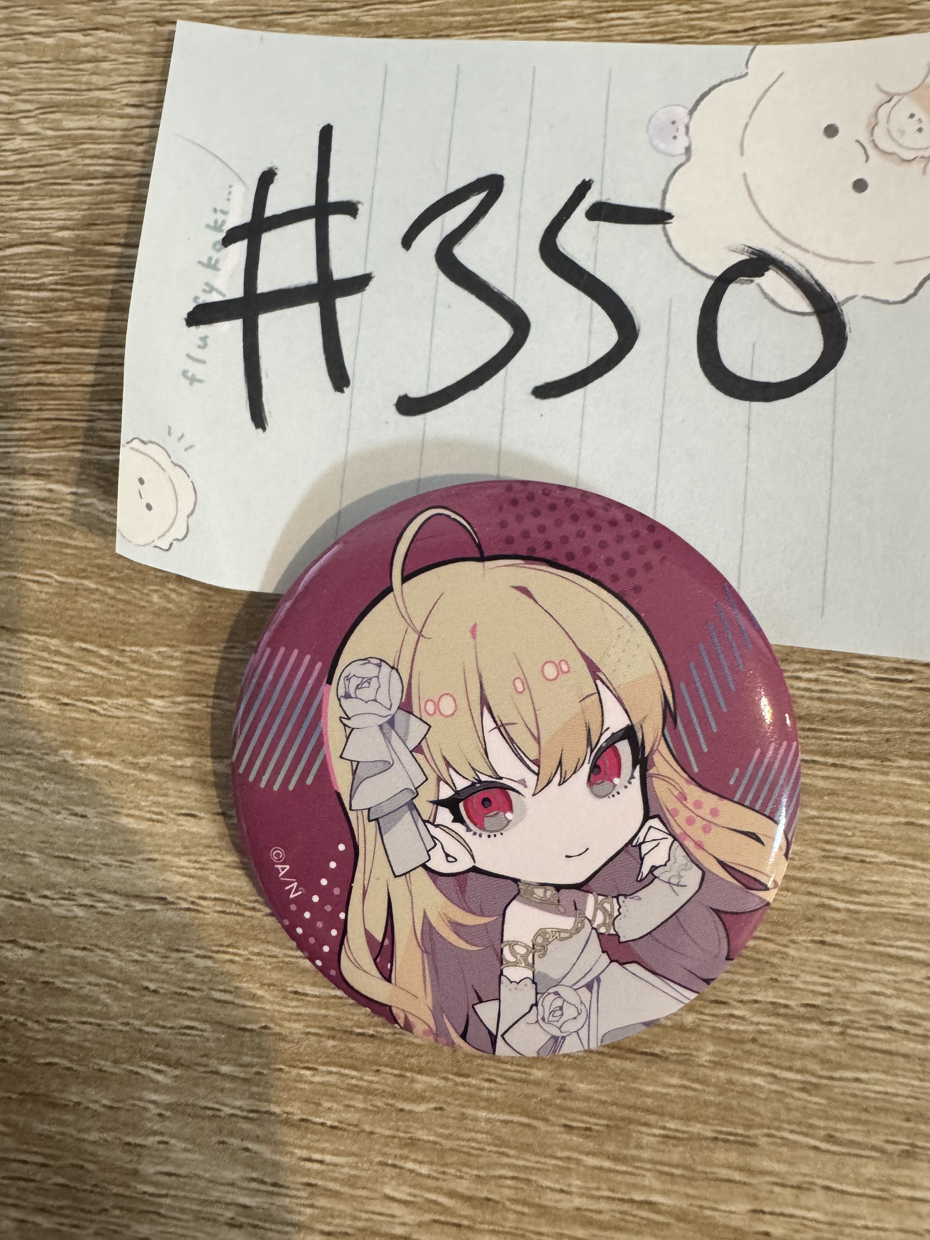 彩虹社 鷹宮 襟章#350