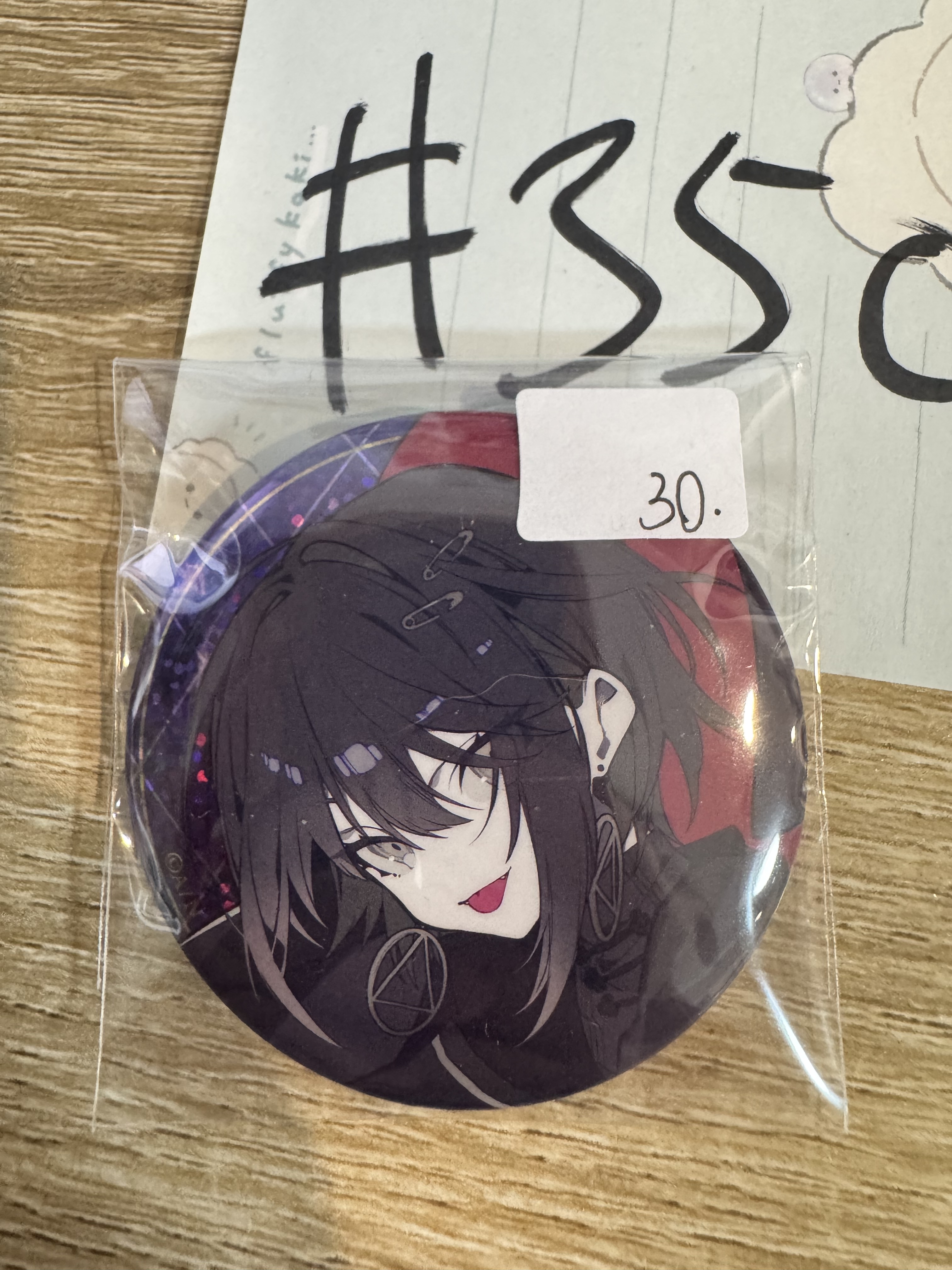 彩虹社 MASHIRO 襟章#350