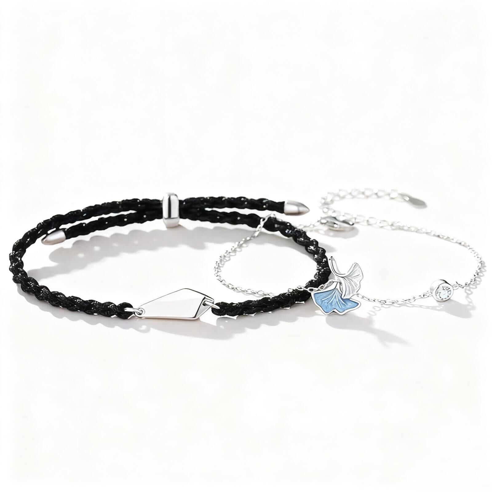 「緣定三生」情侶手鏈 | S925純銀或鍍銀 | 免費刻字