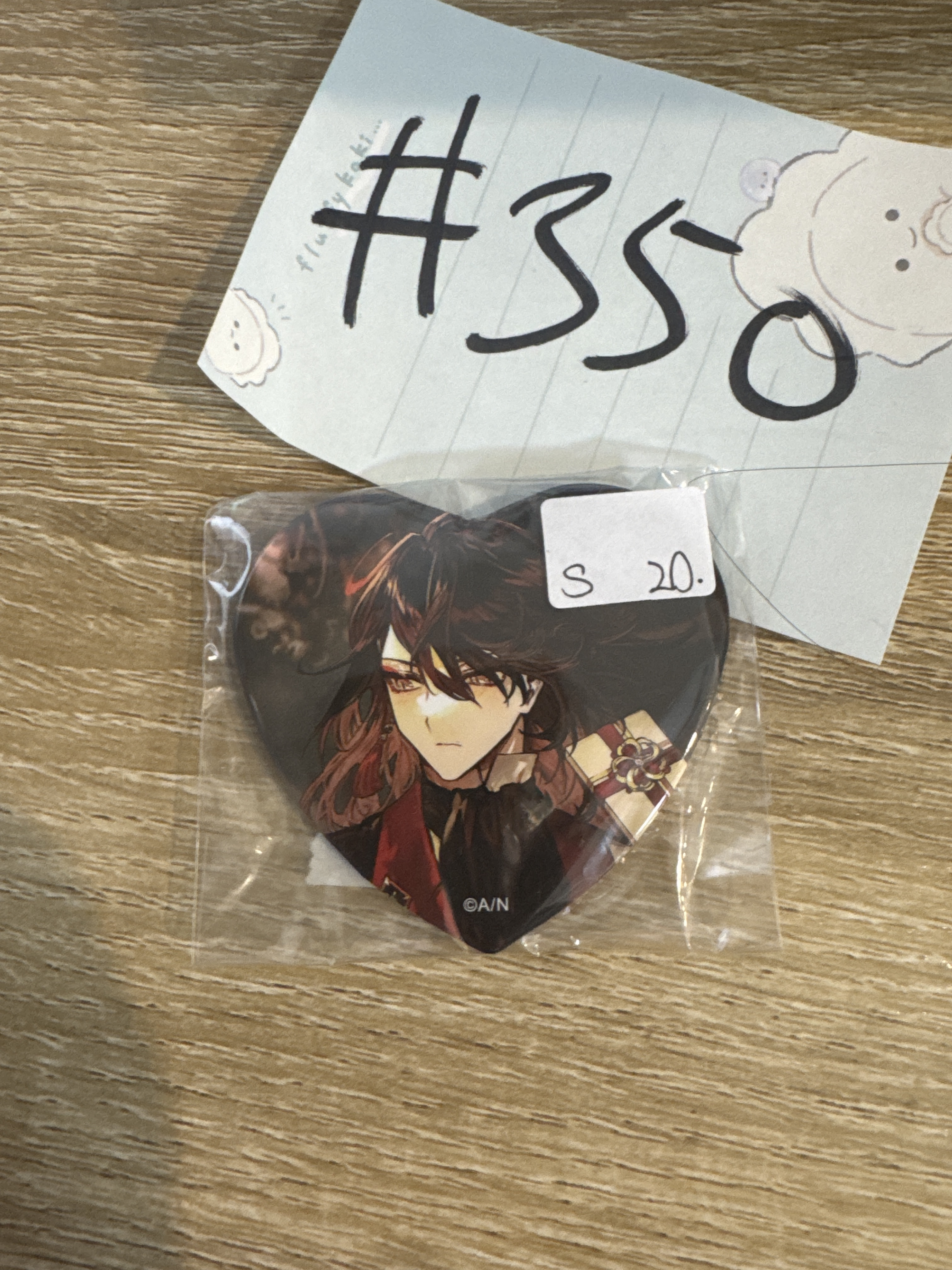 彩虹社 VOX S襟章  #350