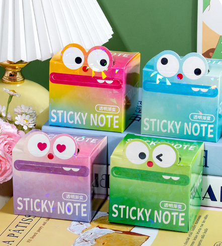 渐变色系磨砂抽拉式便利贴（颜色随机）