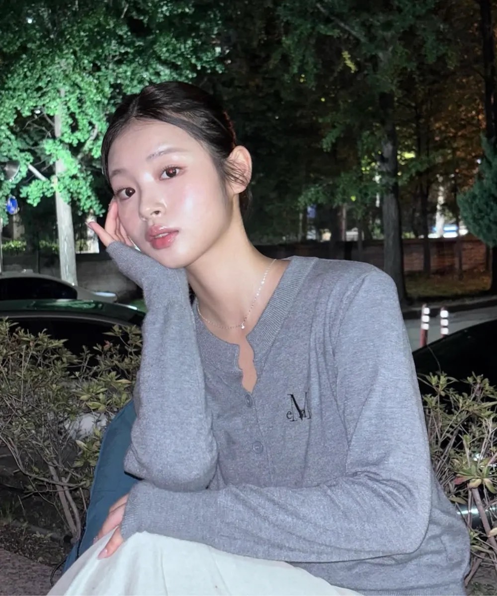 Mucent針織鈕扣外套