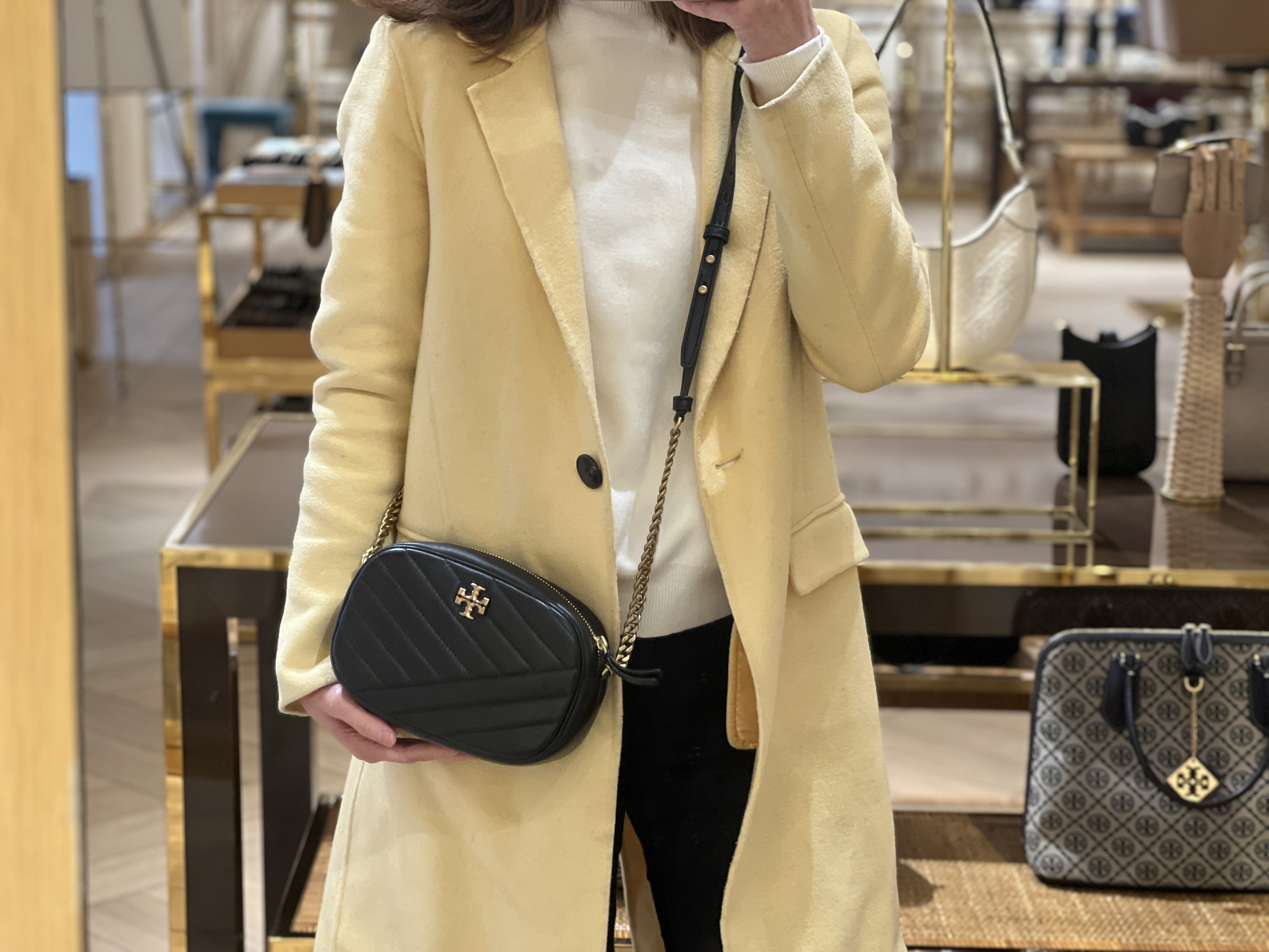 Tory Burch Kira Chevron Camer bag 2 colors