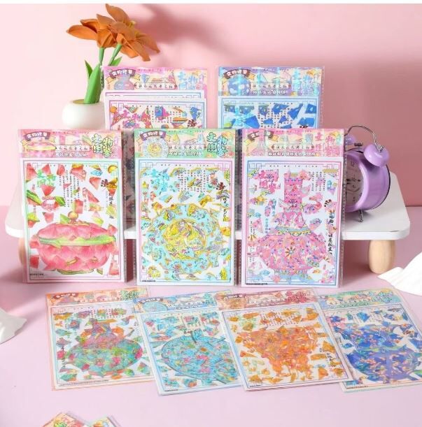 优惠 文物造景贴纸 款式随机