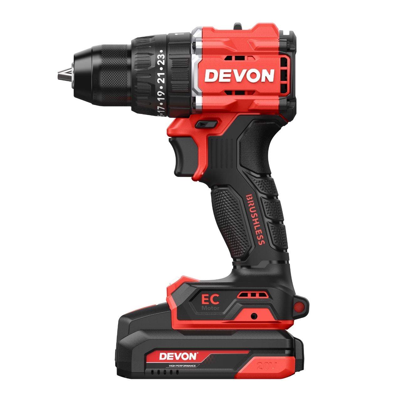 大有 DEVON｜5219 鋰電無刷震動電鑽(30/55Nm)