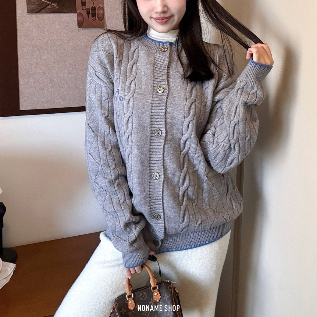 FPA 針織 慵懶 圓領 開襟 外套 三色 (男/女款)