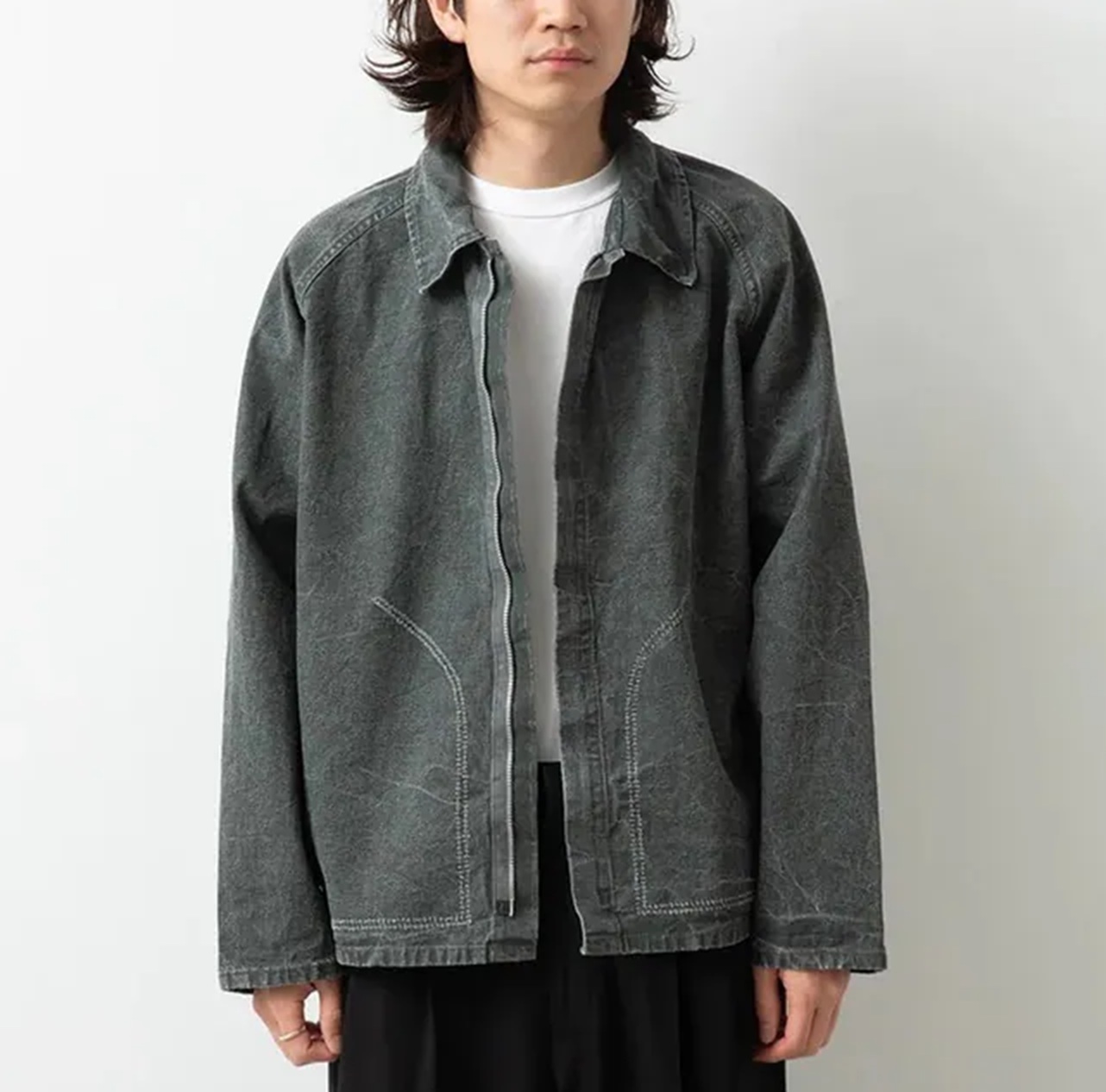 LAST PCS: A.PRESSE 2025 VINTAGE HUNTING JACKET - OLIVE PRE ORDER ITEM (預訂中)