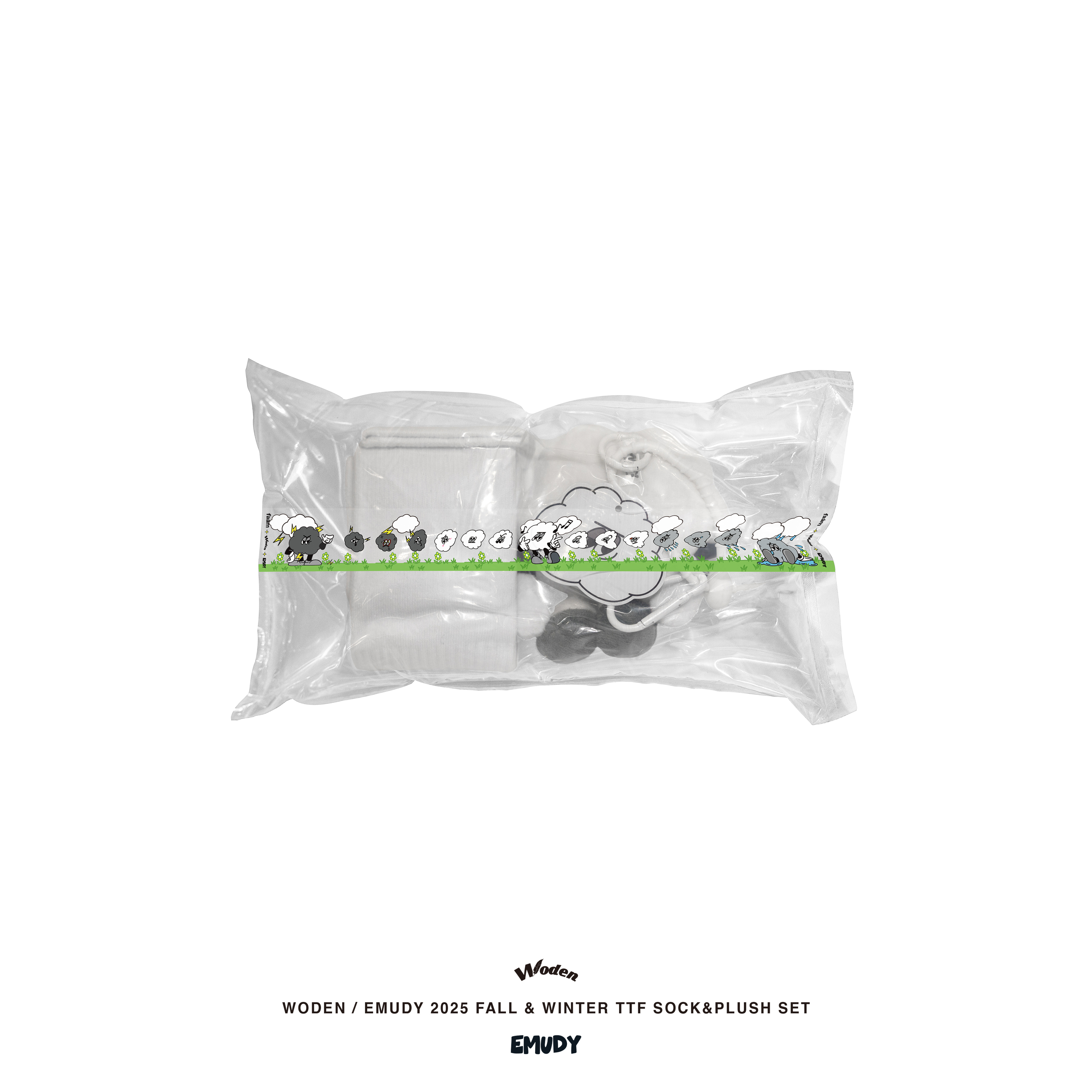 【車庫服飾】WODEN / EMUDY/ Faam TTF SOCK & PLUSH SET