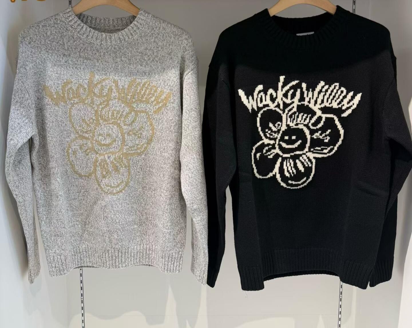 Wacky Willy 復古花卉針織毛衣（K11 BR736）