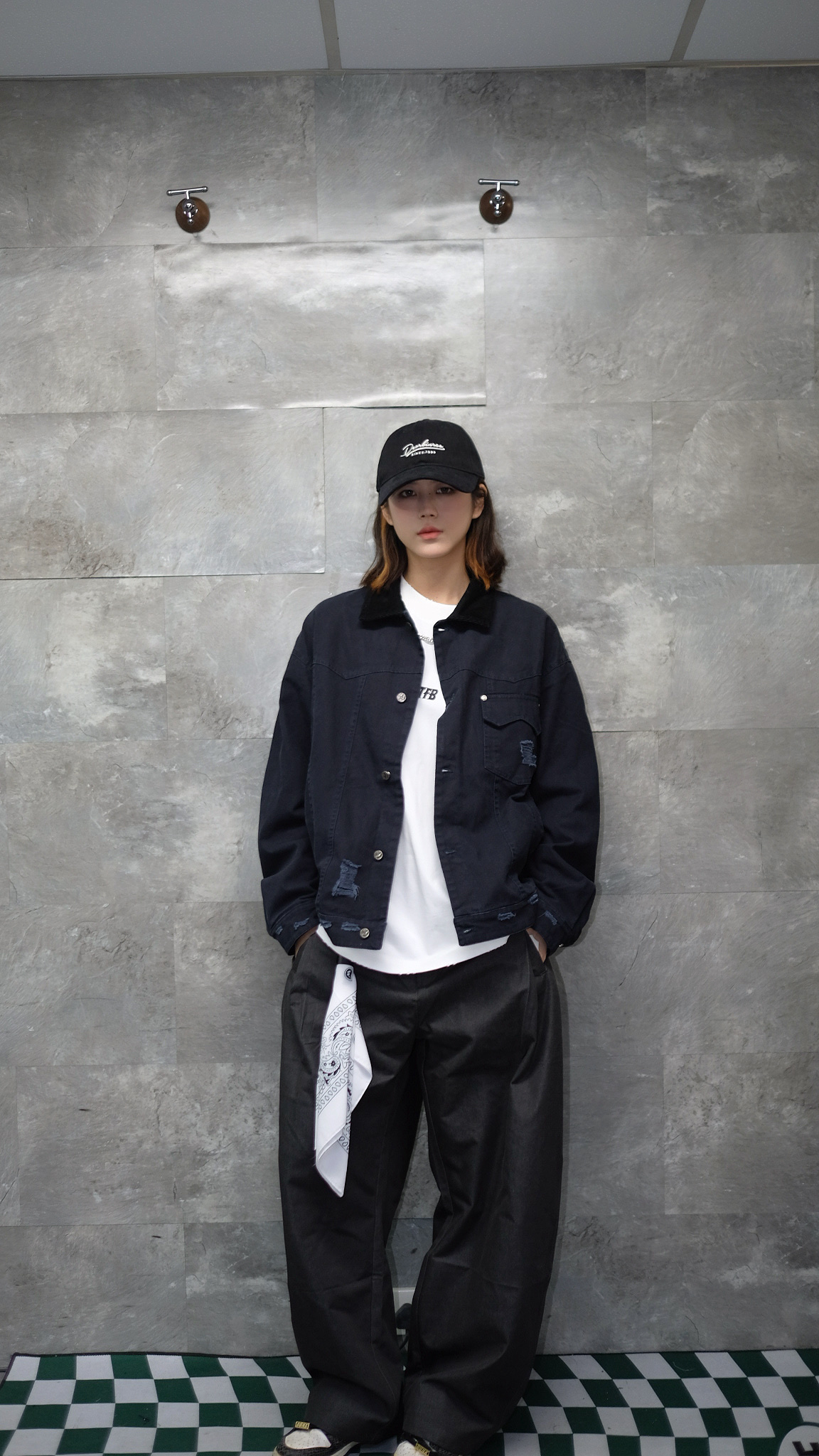 JK009 爛爛藍色工裝外套