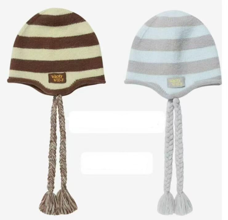Wacky Willy 條紋雙色毛線帽（K11 BR738）